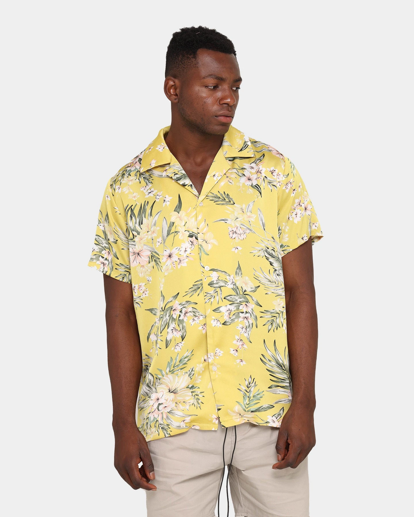 Club Paradise Lounge Shirt Yellow