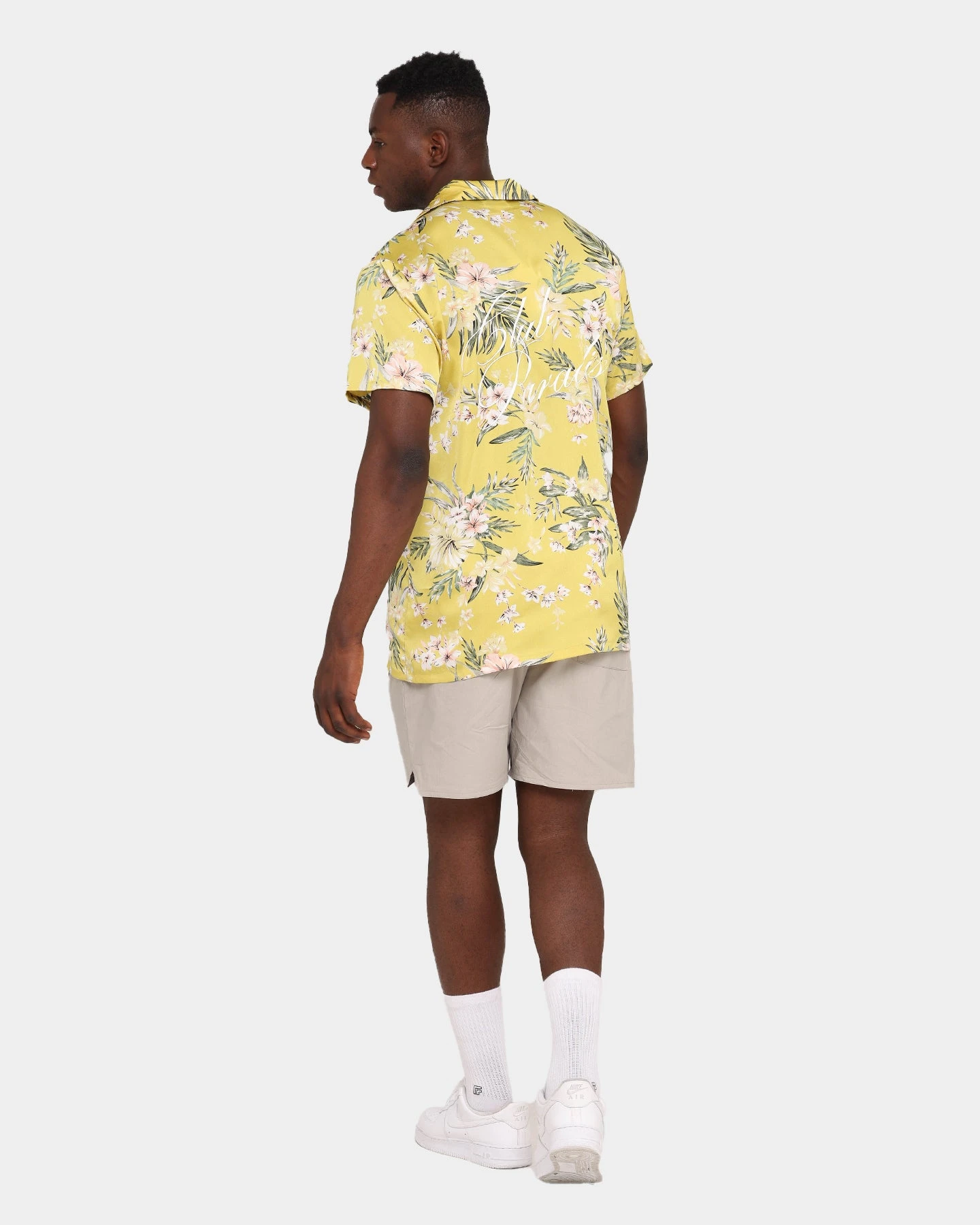 Club Paradise Lounge Shirt Yellow - Image 5