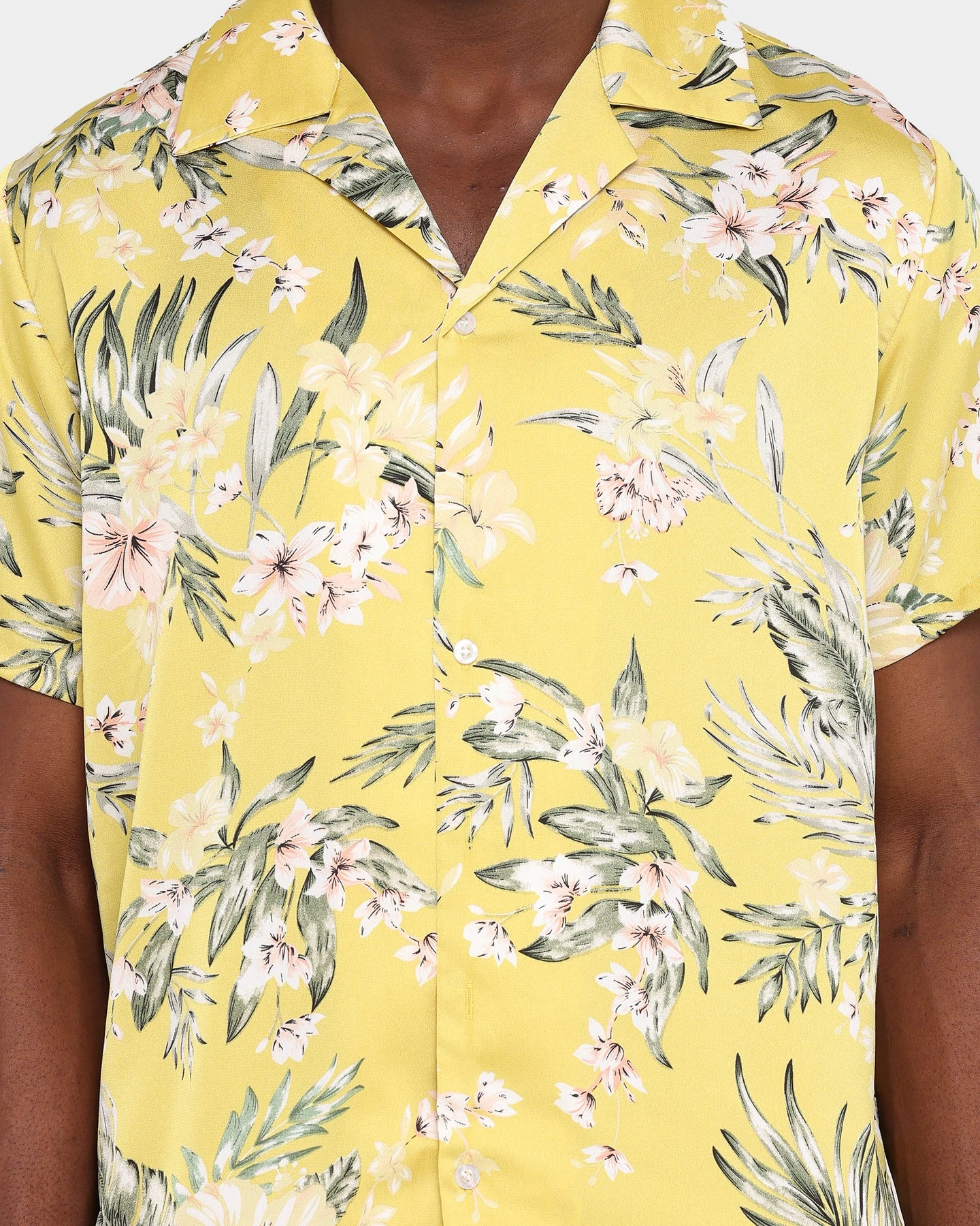 Club Paradise Lounge Shirt Yellow - Image 6