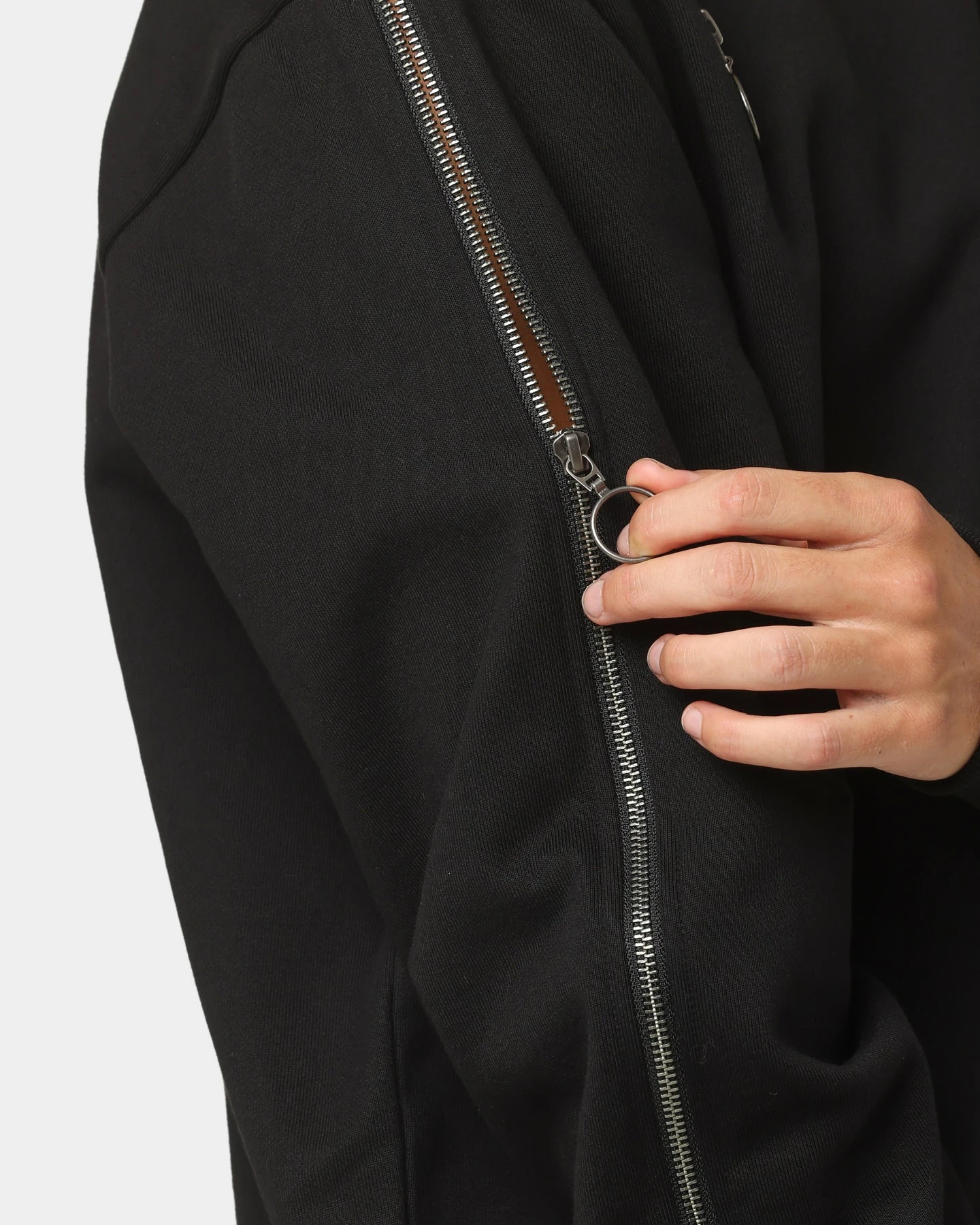 The Anti Order Man Made Zipper Crewneck Black/3M - Image 10