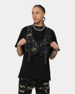 DXXMLIFE L-3 A Chain$aw Utility Vest Woodland Camo