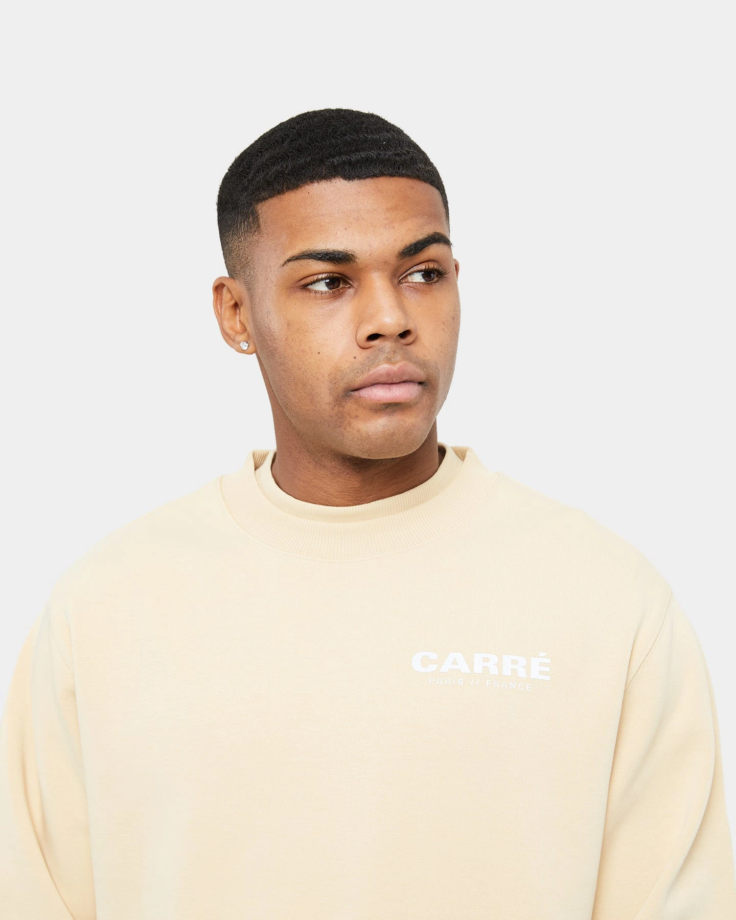 Carre Premium Motion Crewneck Cappuccino/Grey - Image 9