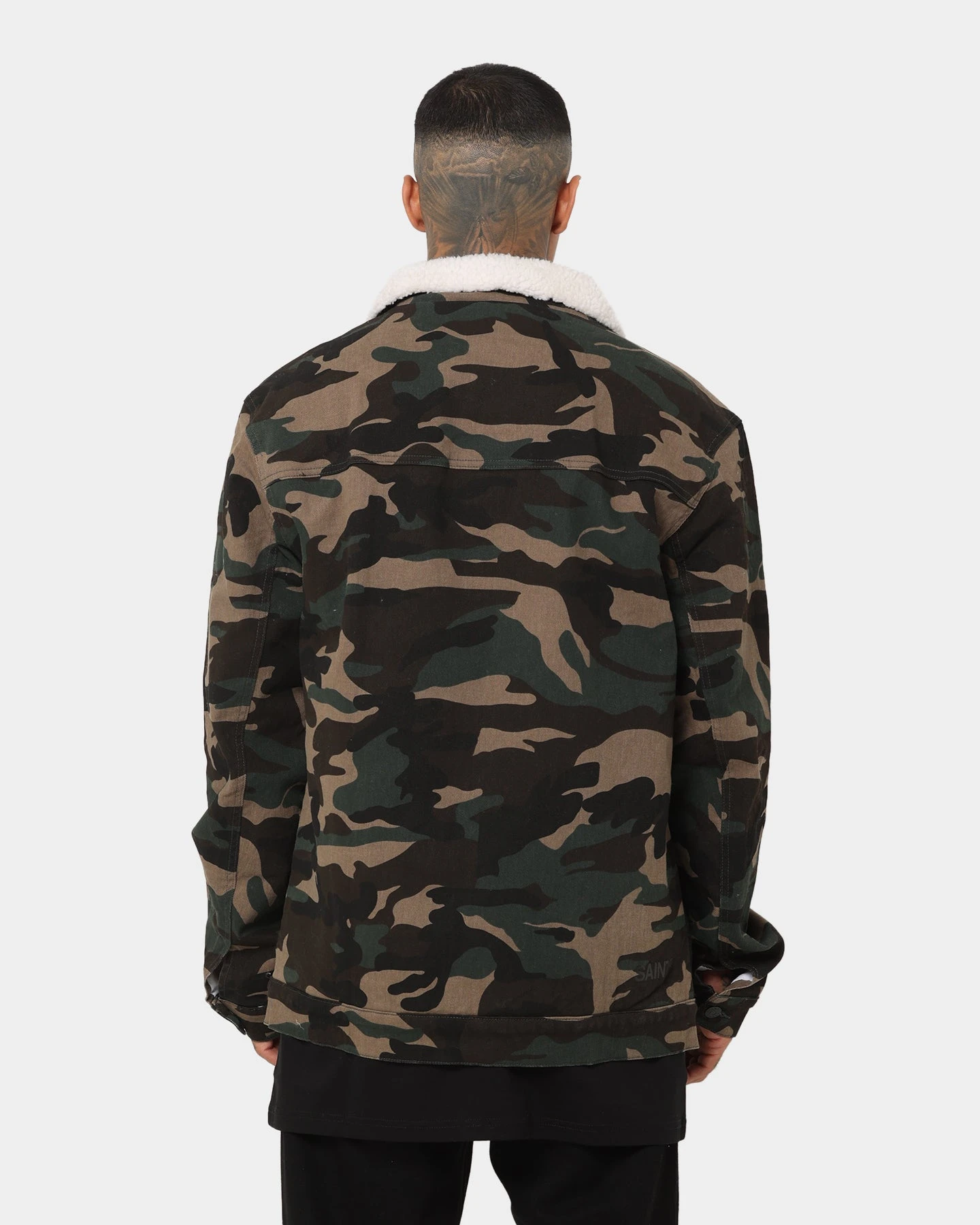Saint Morta Camo Sherpa Jacket Camo - Image 4