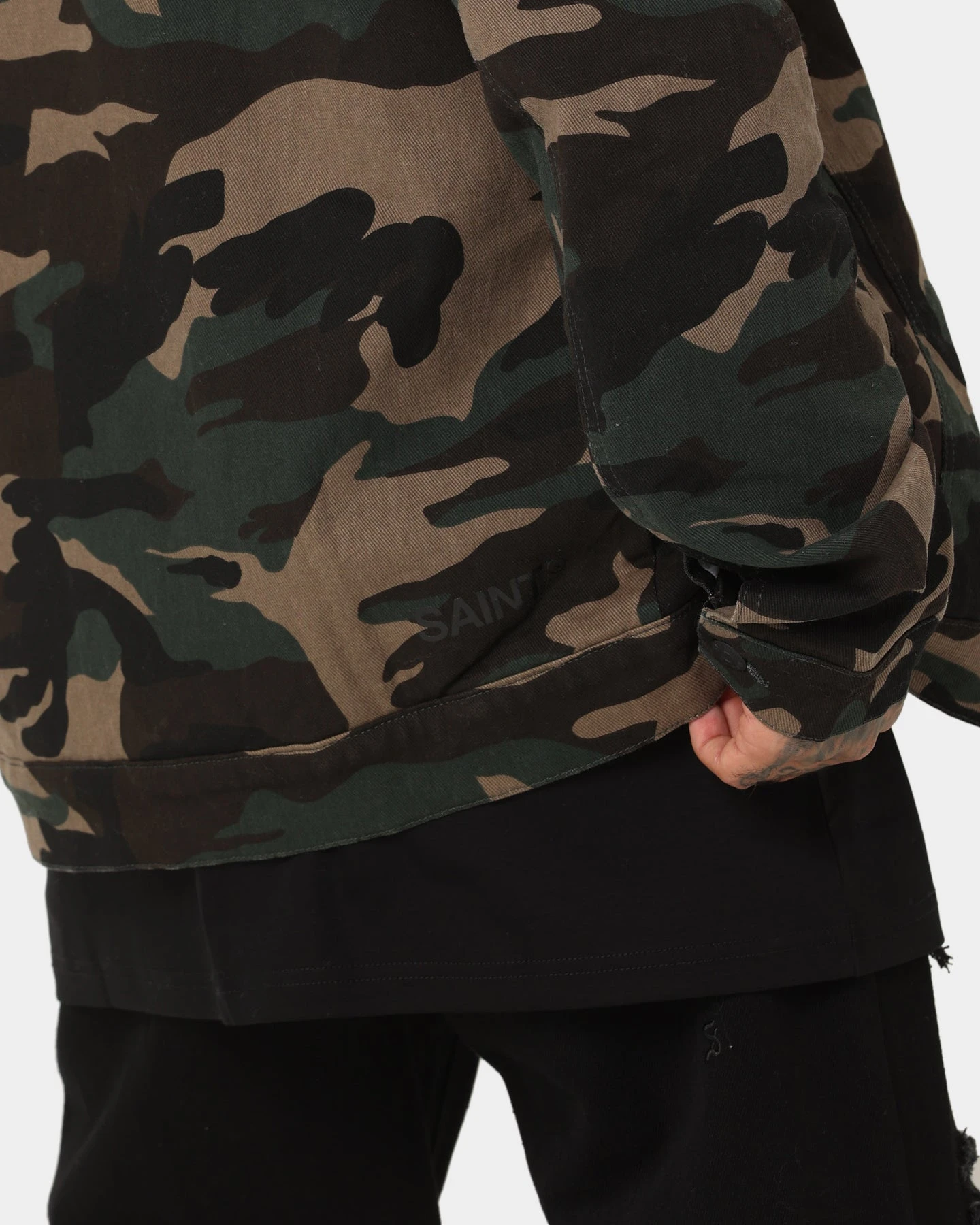 Saint Morta Camo Sherpa Jacket Camo - Image 7