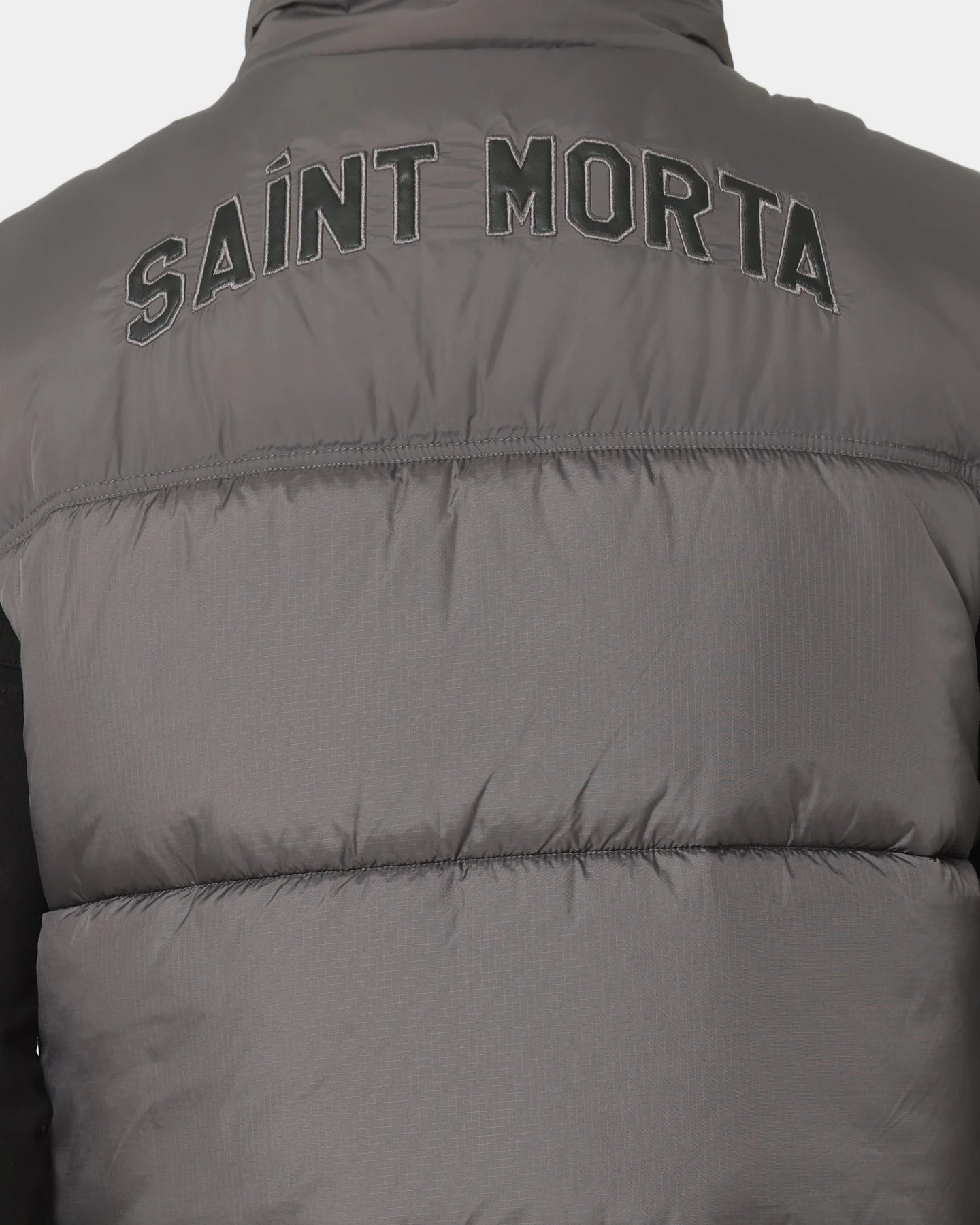 Saint Morta Kingdom Puffer Vest Dark Grey - Image 4