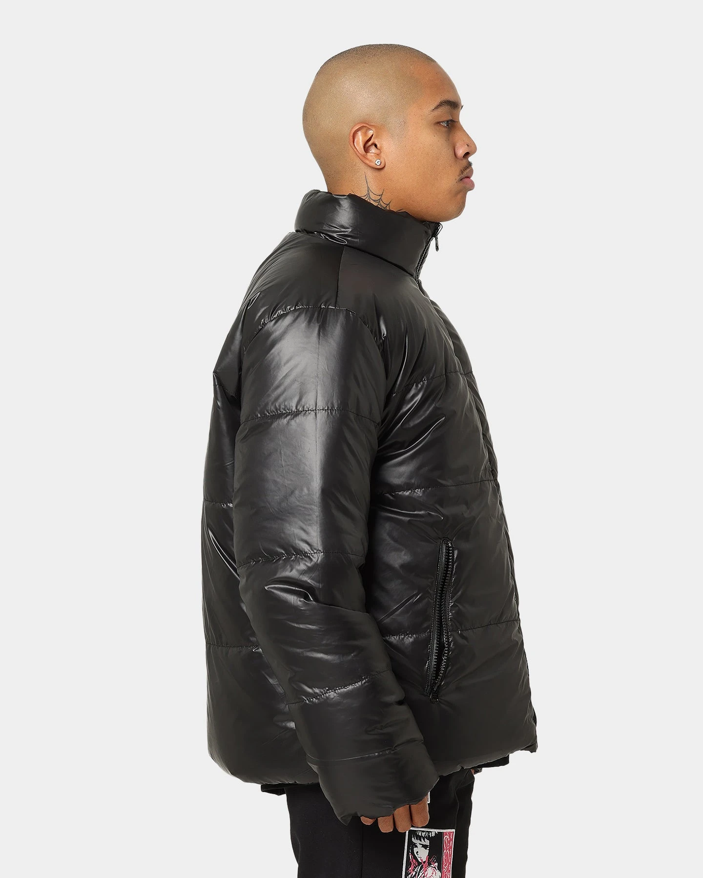 Loiter Certified Reversible Puffer Jacket Black - Image 10