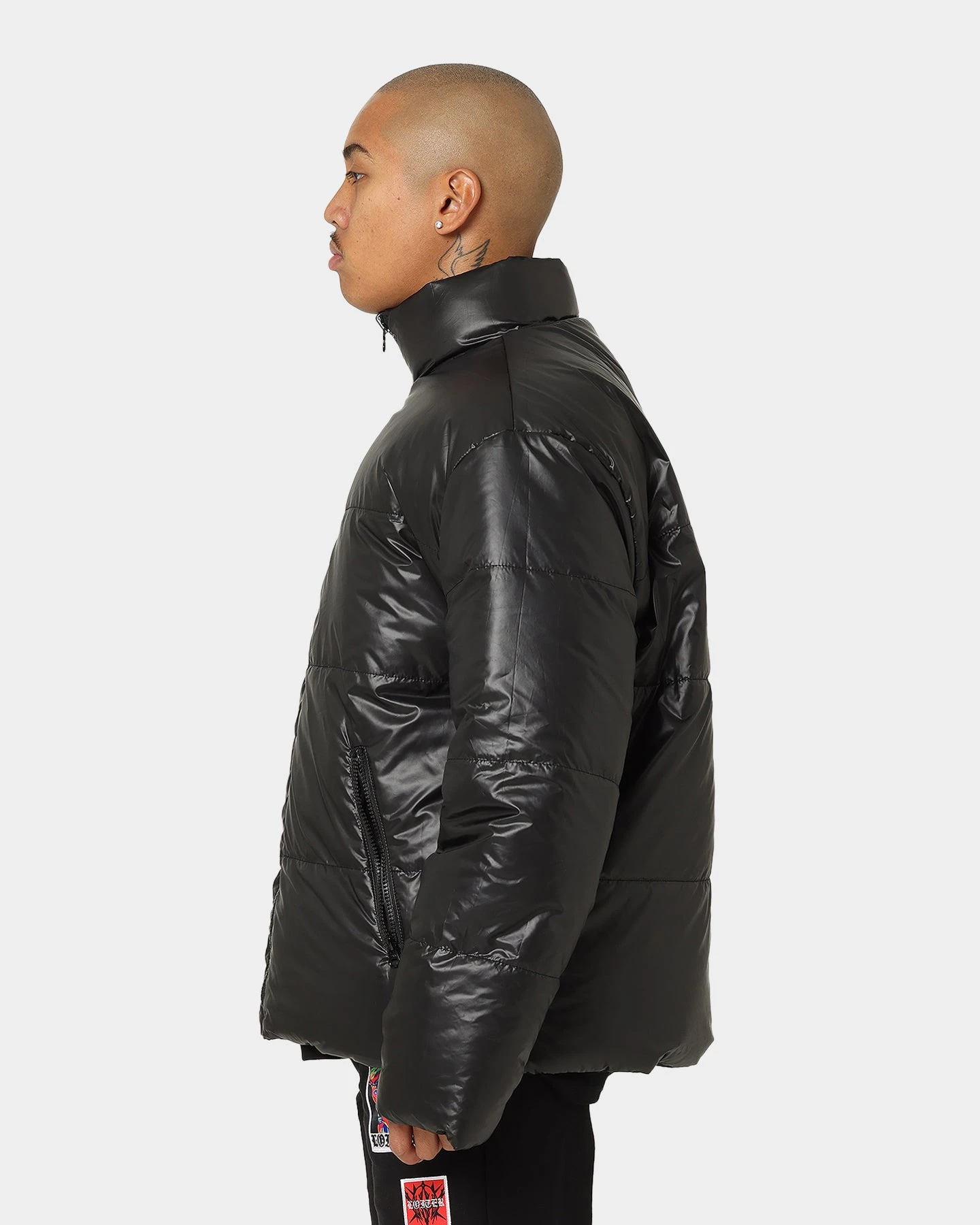 Loiter Certified Reversible Puffer Jacket Black - Image 12