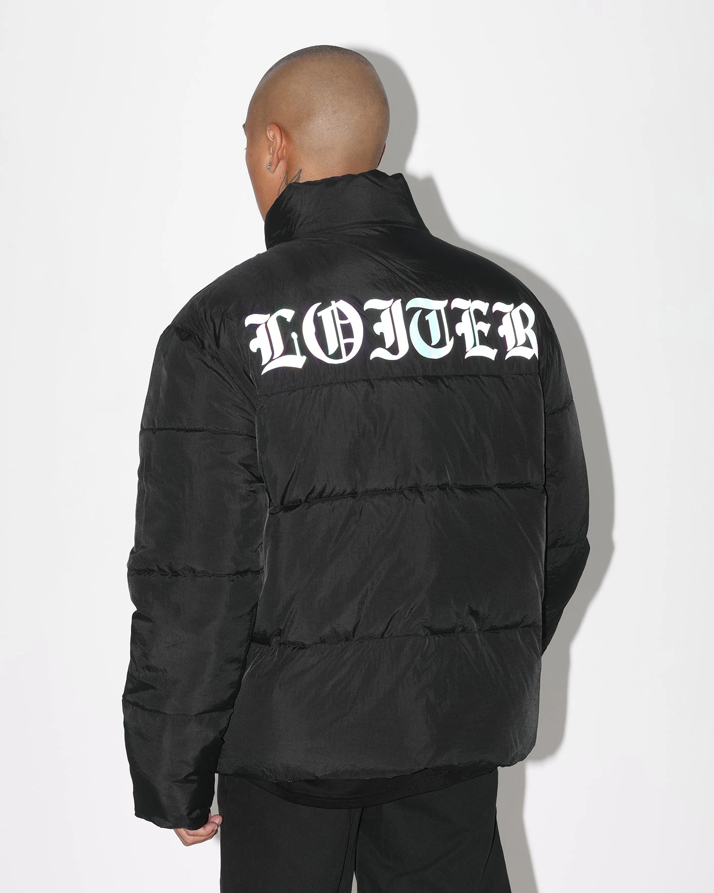 Loiter Certified Reversible Puffer Jacket Black - Image 13