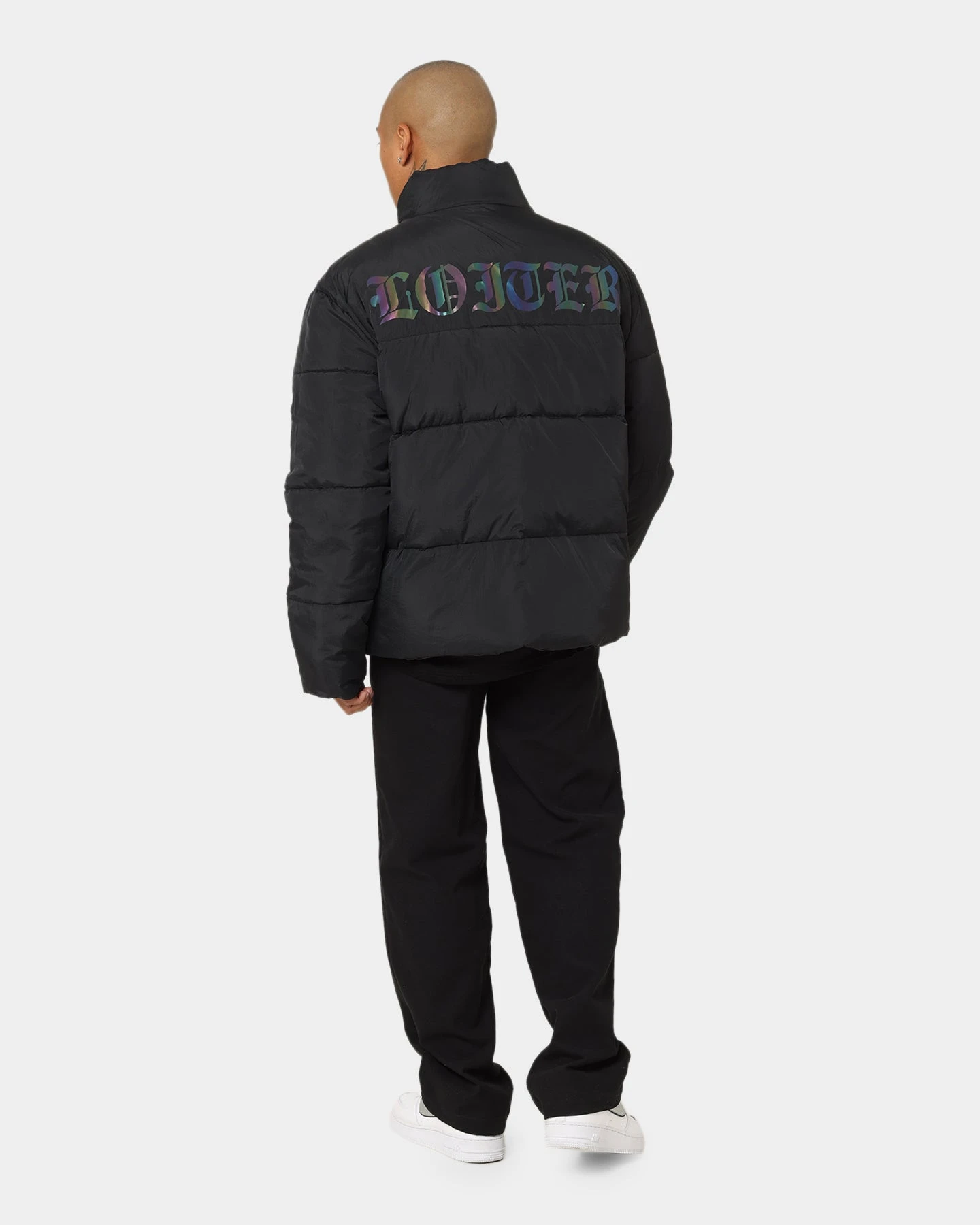Loiter Certified Reversible Puffer Jacket Black - Image 15