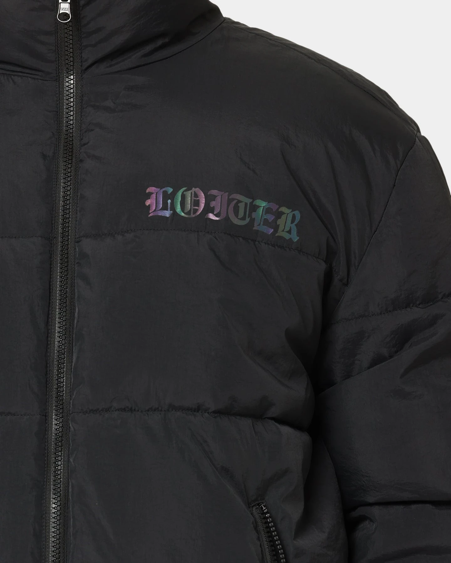 Loiter Certified Reversible Puffer Jacket Black - Image 5