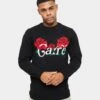 Carre Volle Rose Knit Sweater Black