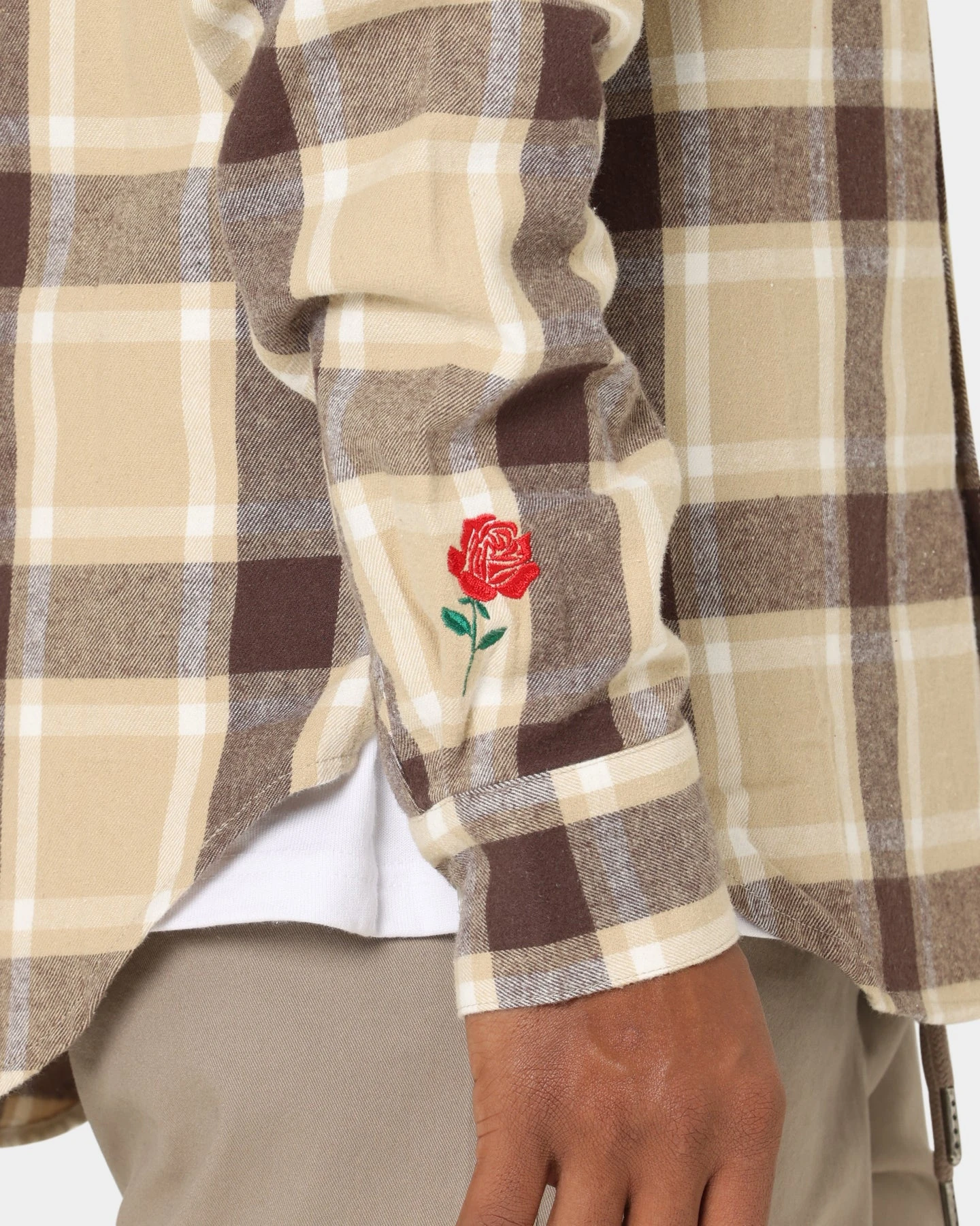 Carré Revolutionnaires Flannel Shirt Stone - Image 8