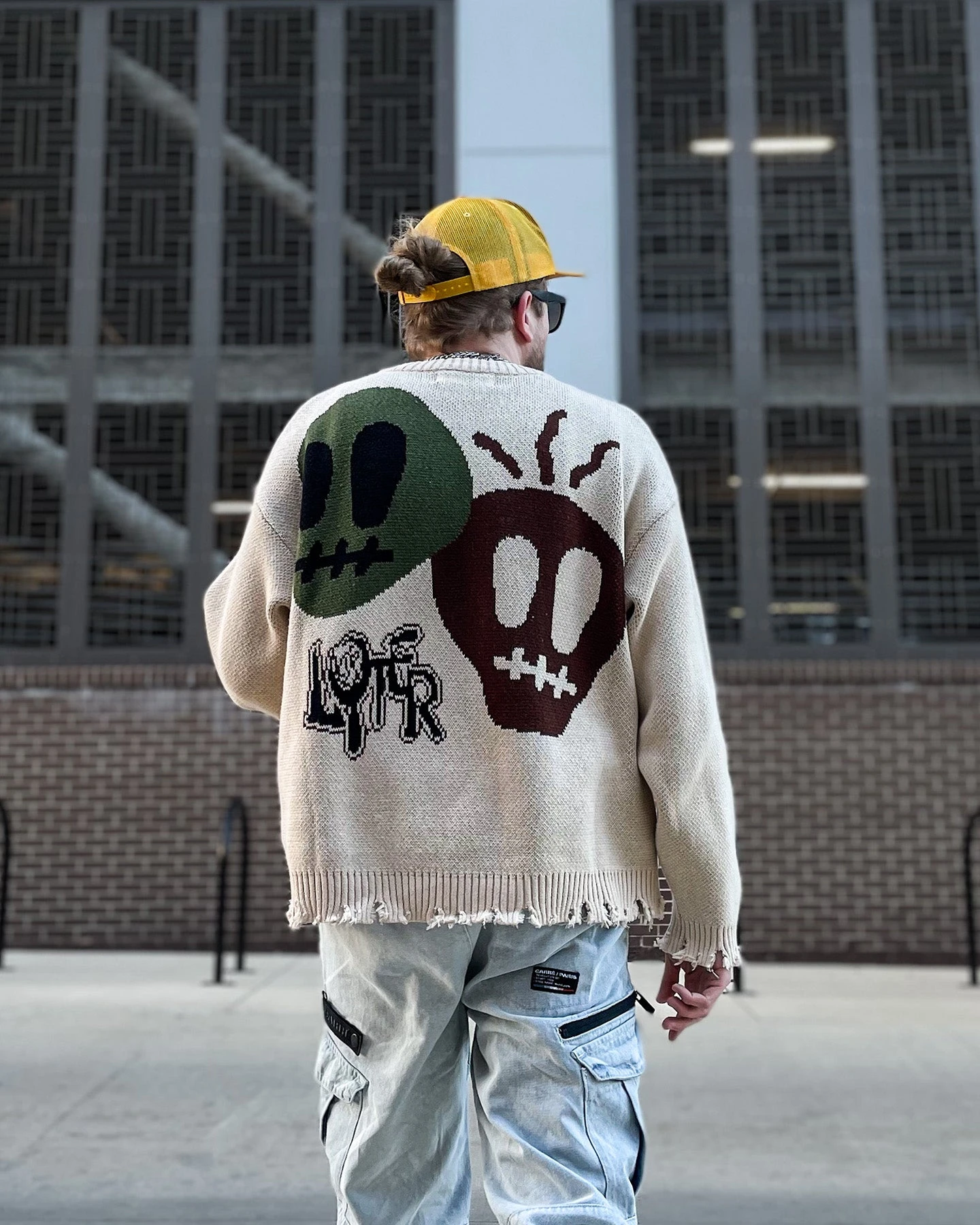 Loiter Rodeo Knit Sweater Sand - Image 6