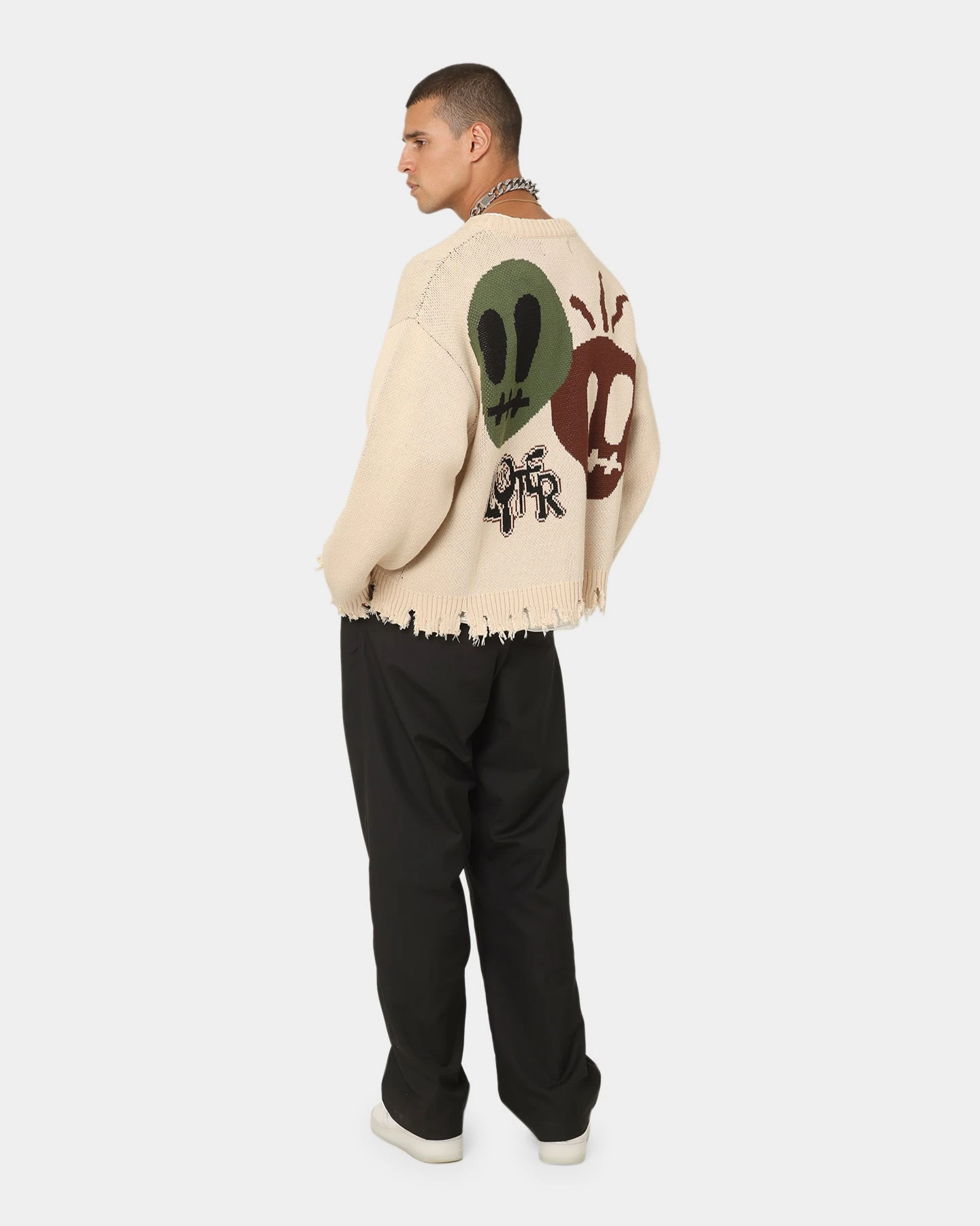 Loiter Rodeo Knit Sweater Sand - Image 7