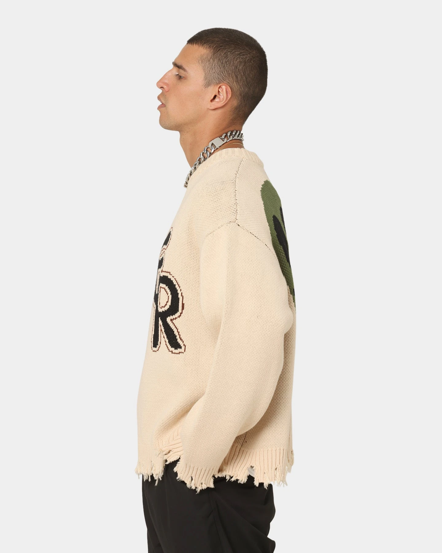 Loiter Rodeo Knit Sweater Sand - Image 11