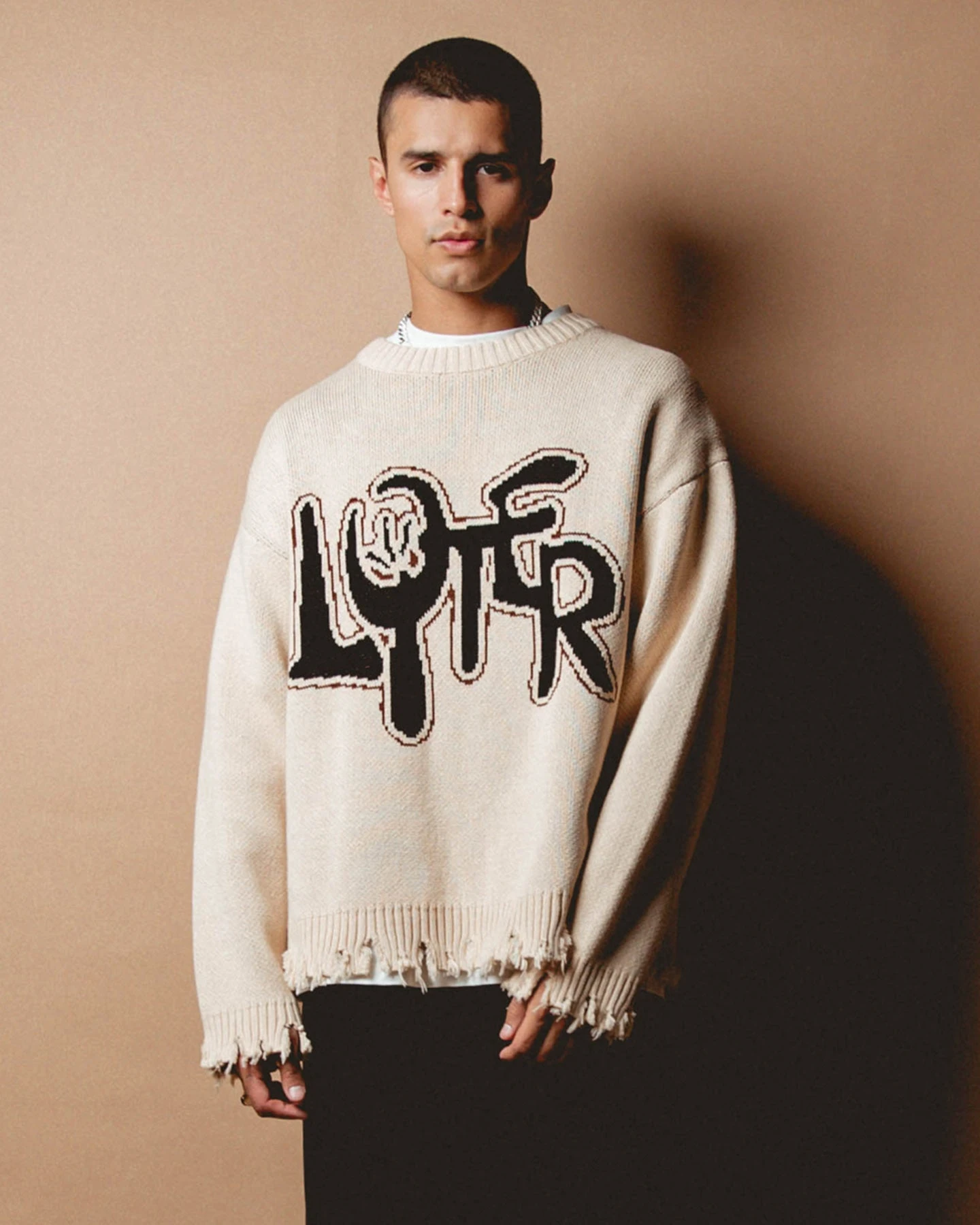 Loiter Rodeo Knit Sweater Sand