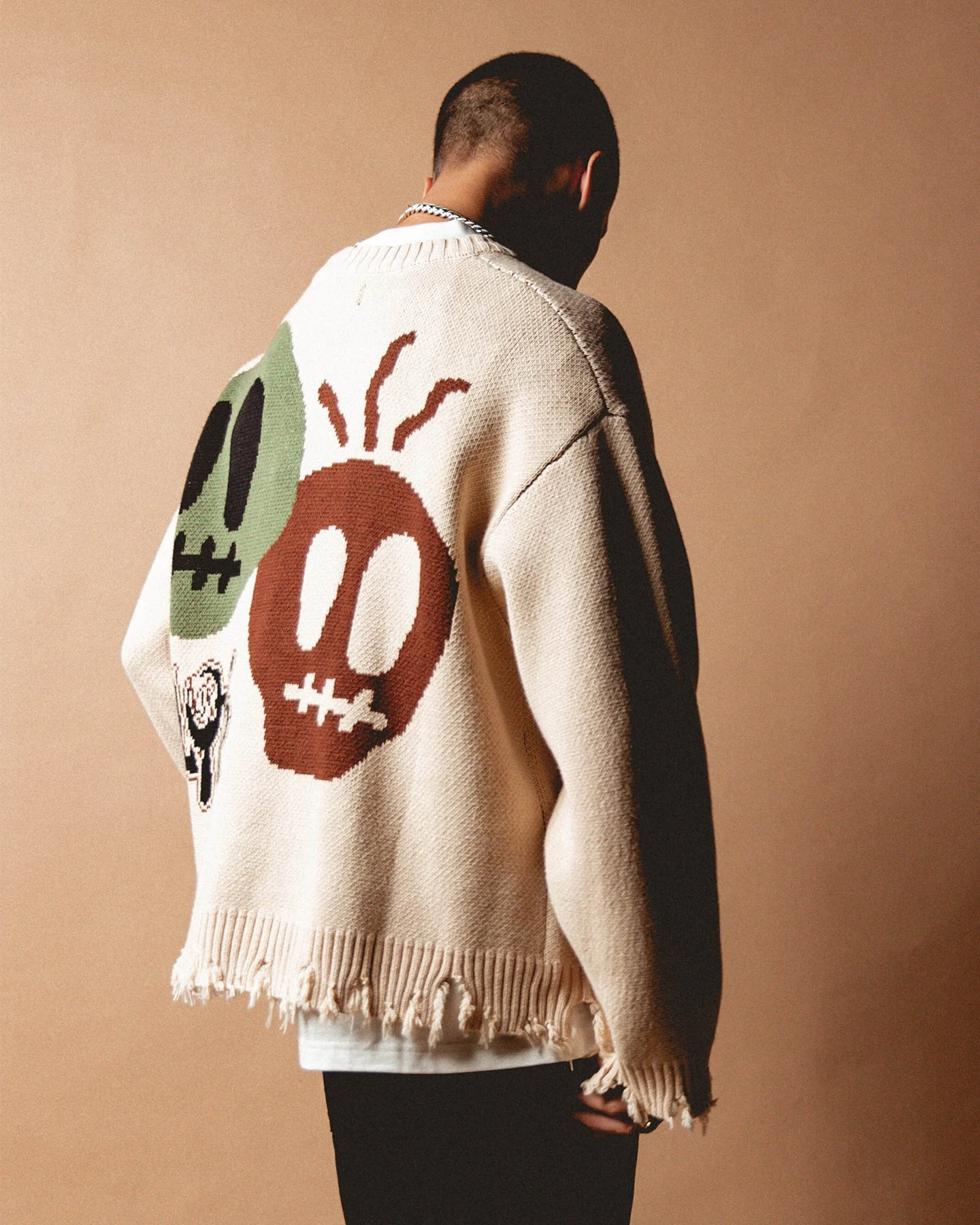 Loiter Rodeo Knit Sweater Sand - Image 2