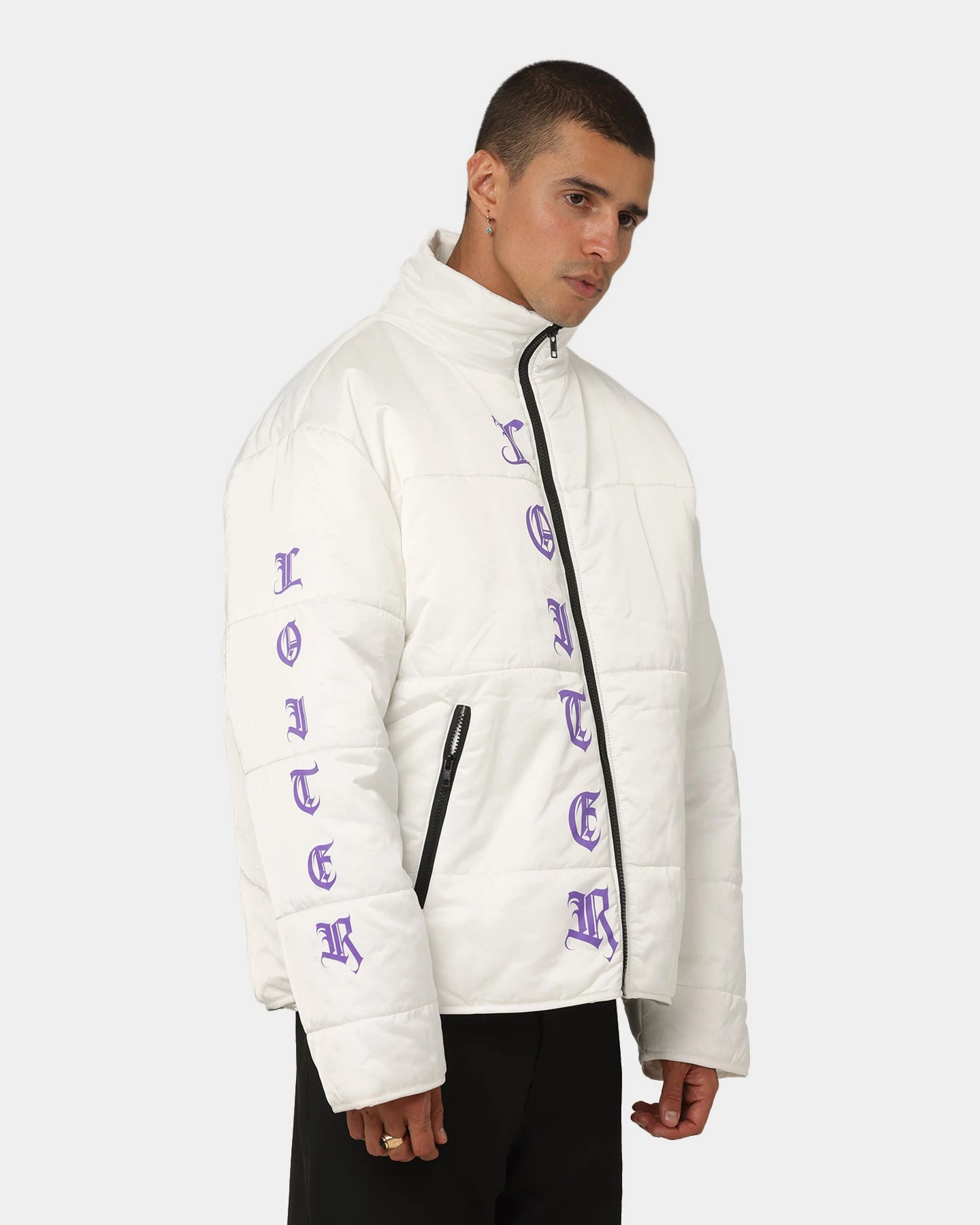 Loiter Eternal Puffer Jacket Off White - Image 7