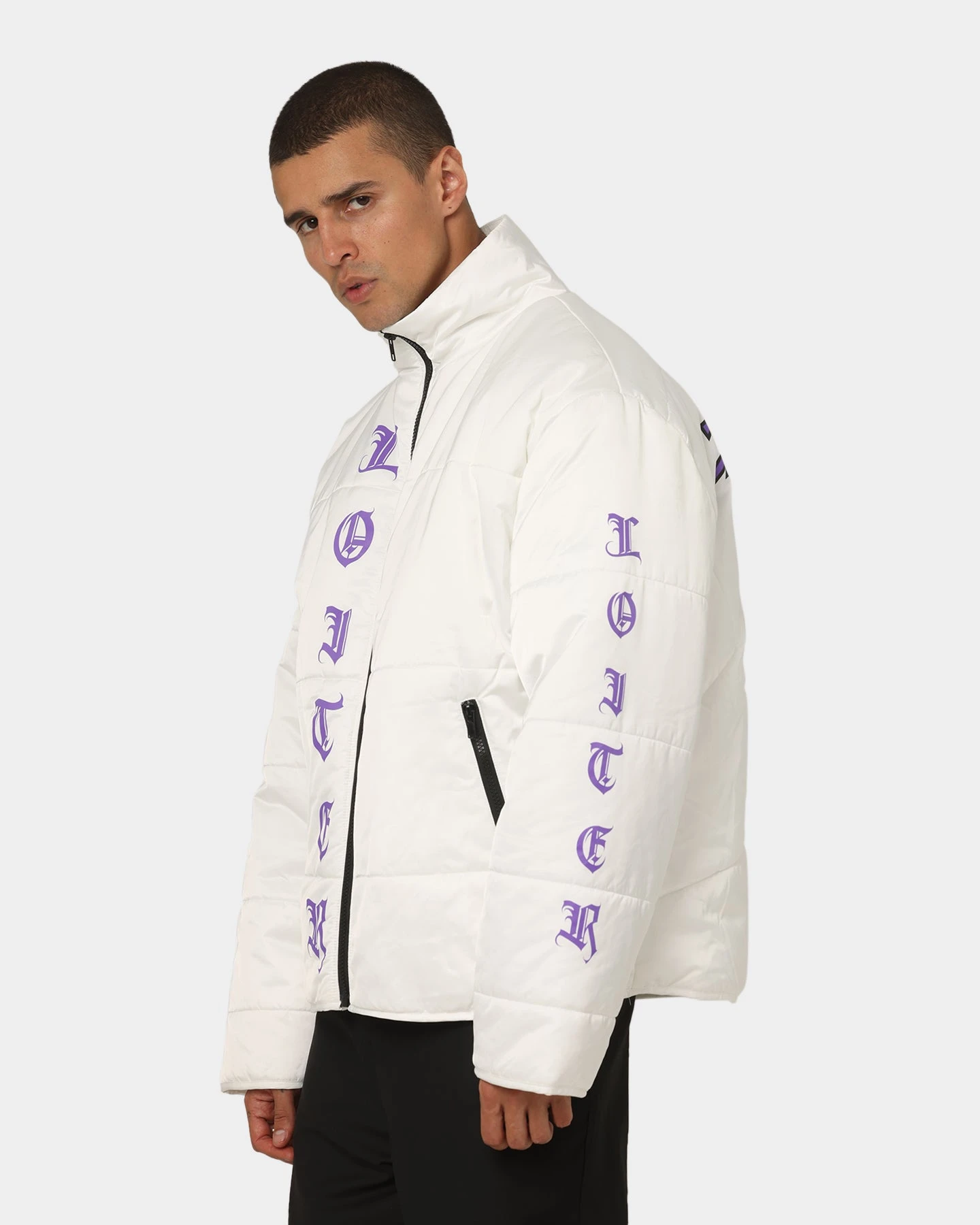 Loiter Eternal Puffer Jacket Off White - Image 8