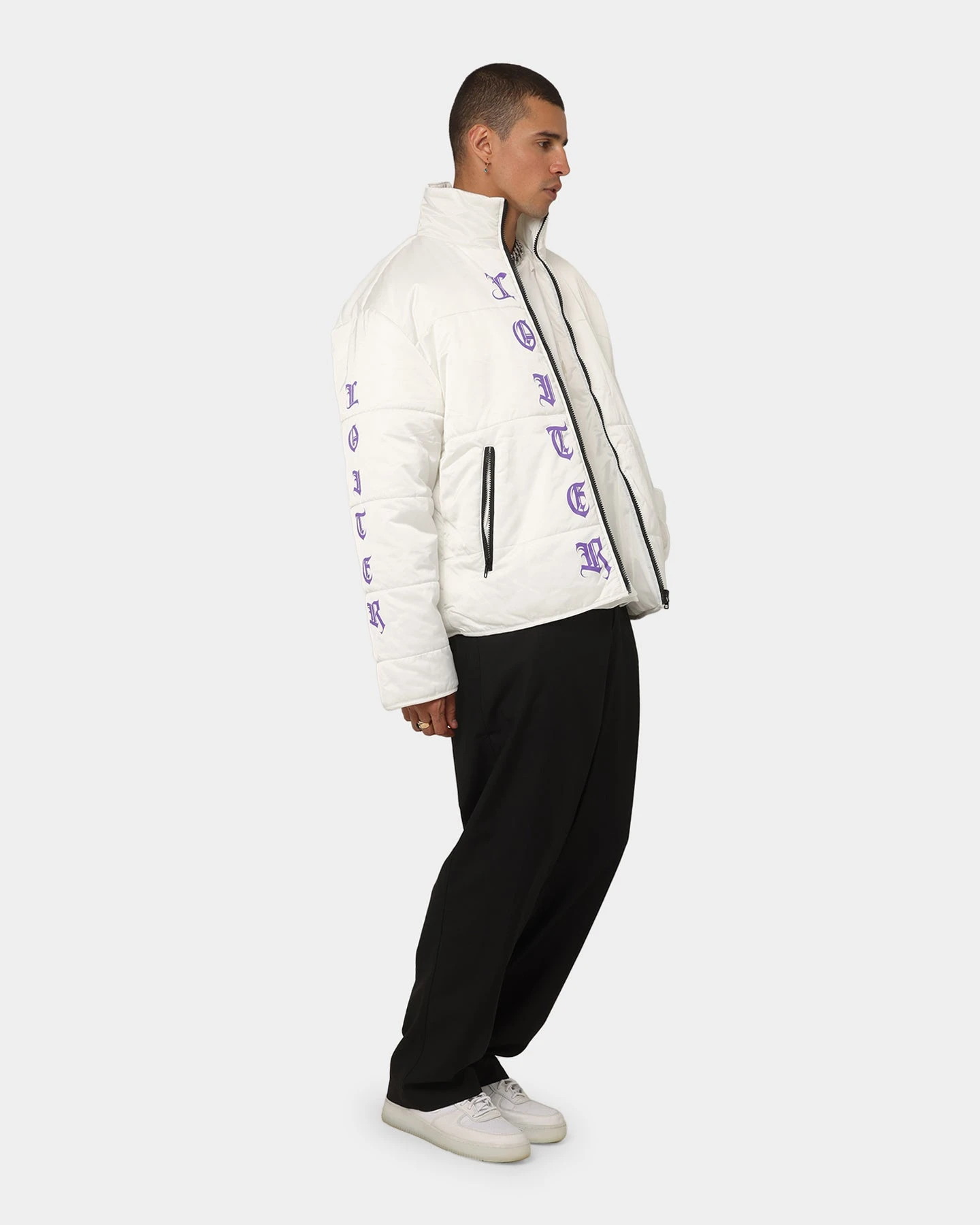 Loiter Eternal Puffer Jacket Off White - Image 10
