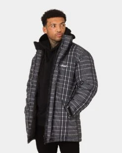 Saint Morta Mercy Merci Plaid Jacket Black