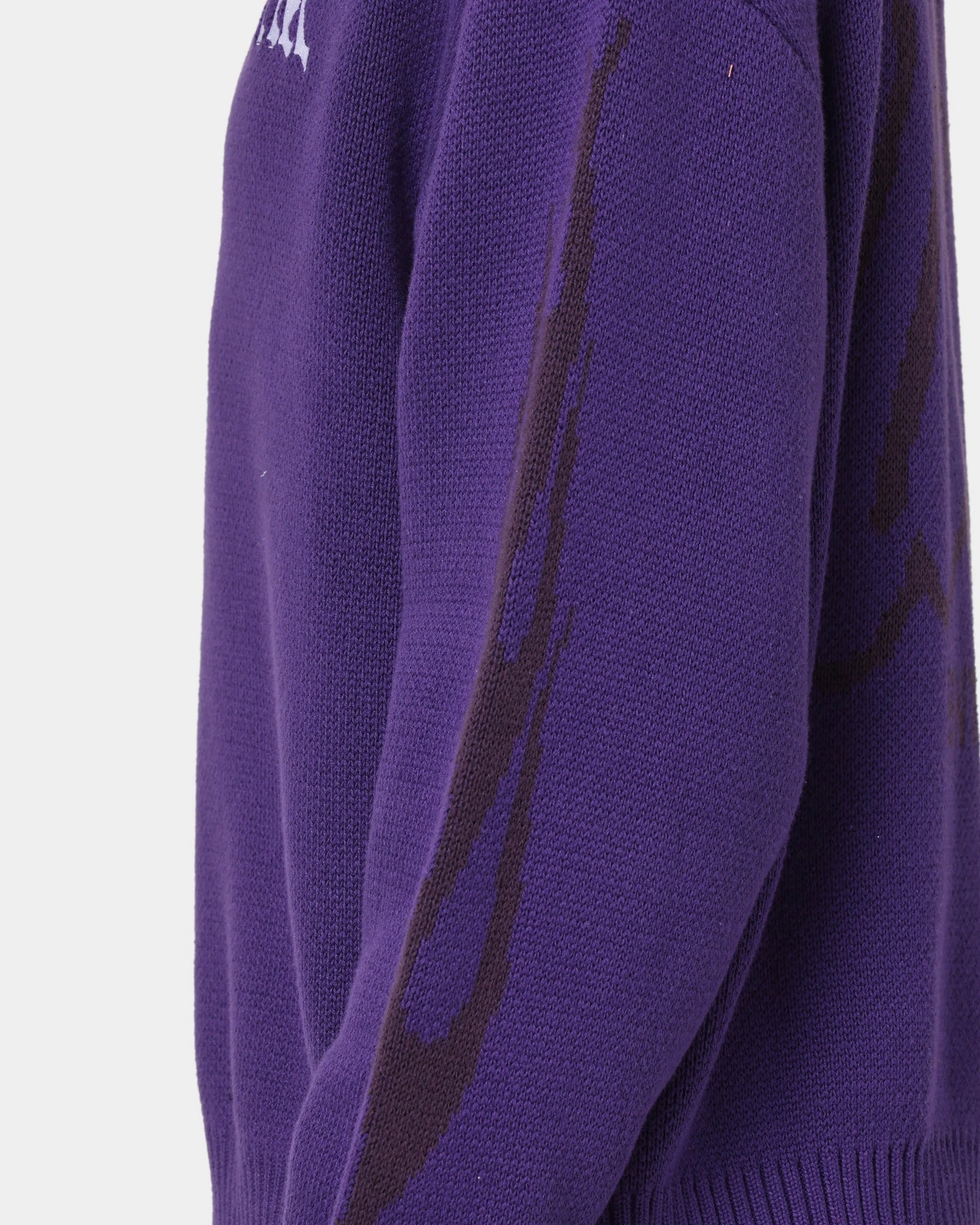 Loiter Void Knit Sweater Purple - Image 10
