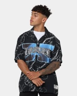 Loiter Frontline Button Up Shirt Black