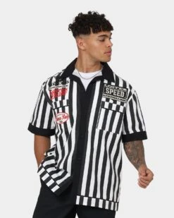 Loiter Daytona Mechanic Button Up Shirt Striped