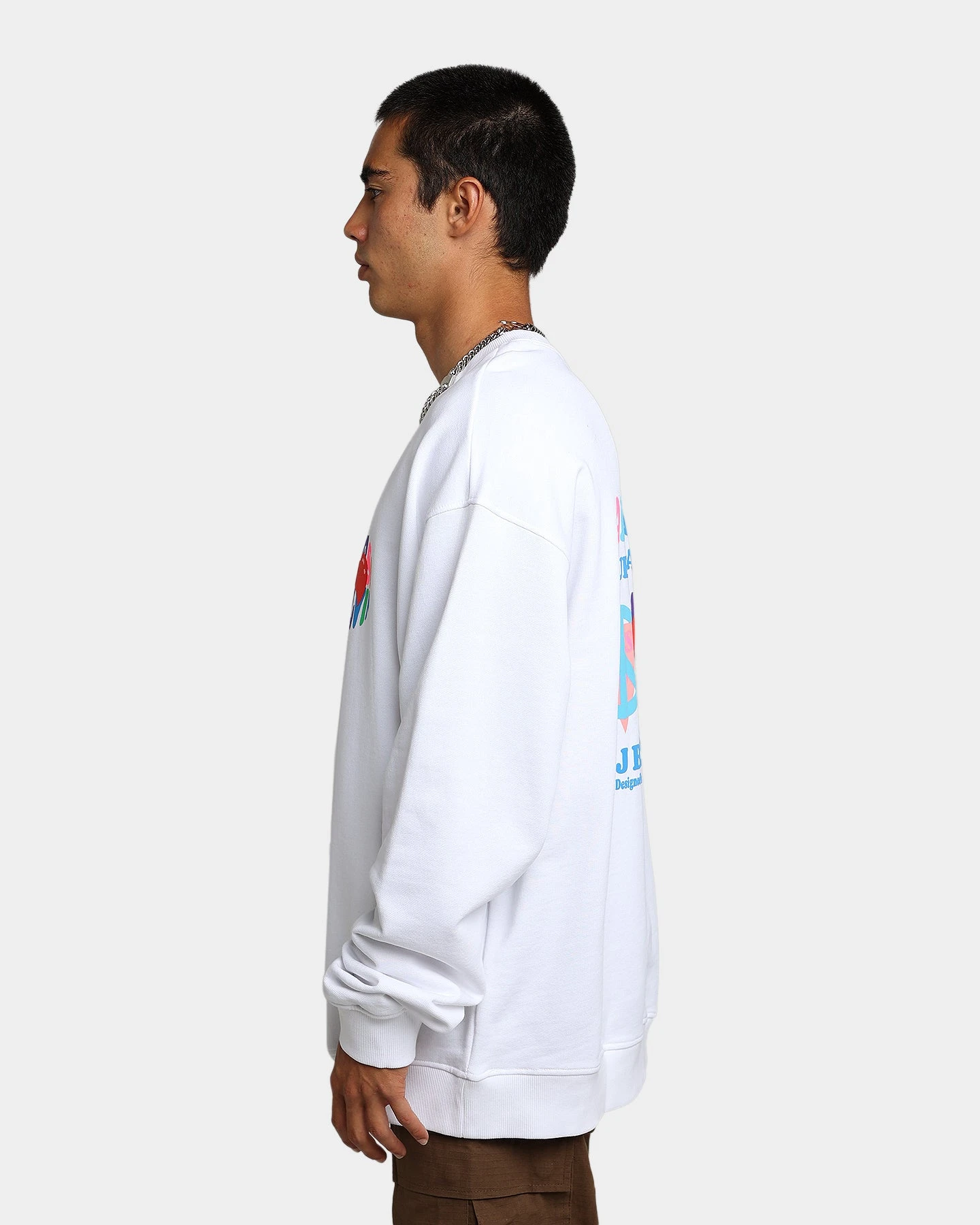 Guess Originals GUESS Originals X J Balvin Amor Sweat Shirt Pure White - Image 7