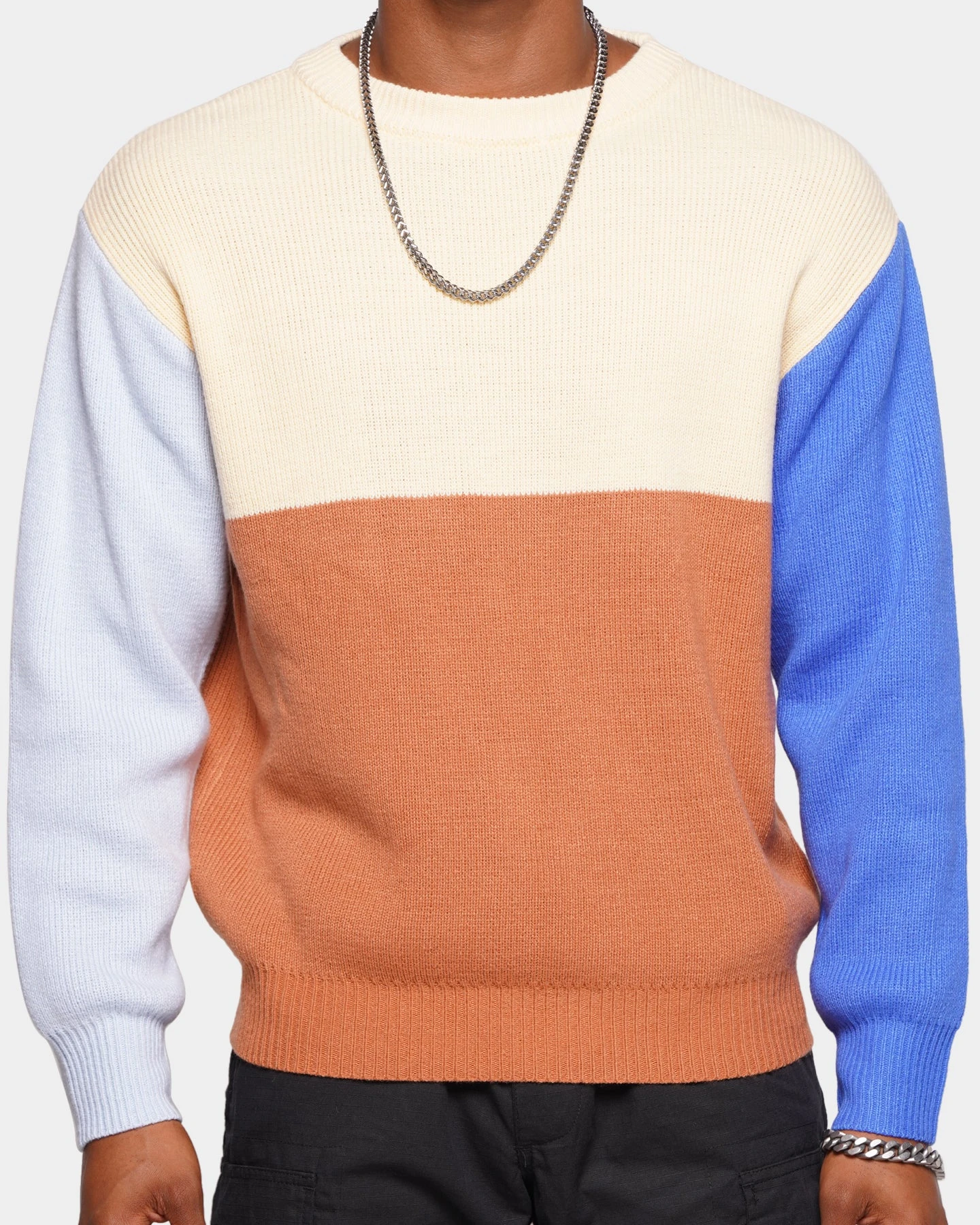 XXIII Emil Block Sweater Brown/Blue - Image 3
