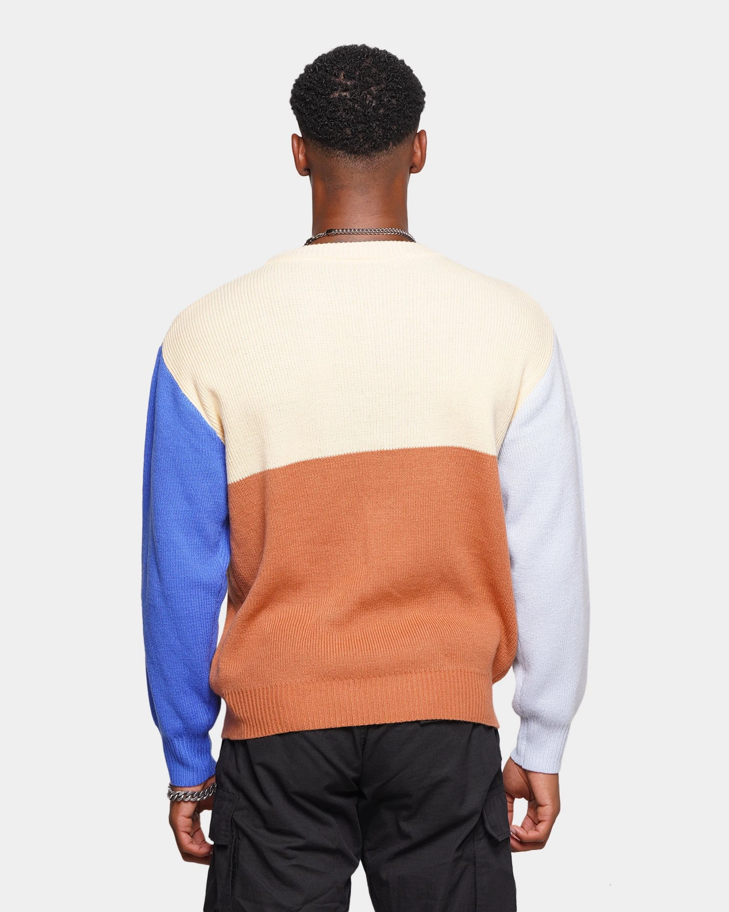 XXIII Emil Block Sweater Brown/Blue - Image 4