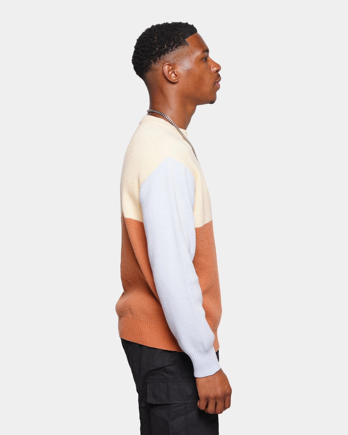 XXIII Emil Block Sweater Brown/Blue - Image 5