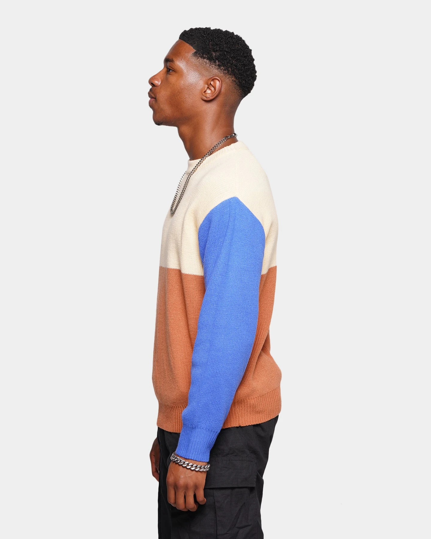 XXIII Emil Block Sweater Brown/Blue - Image 6