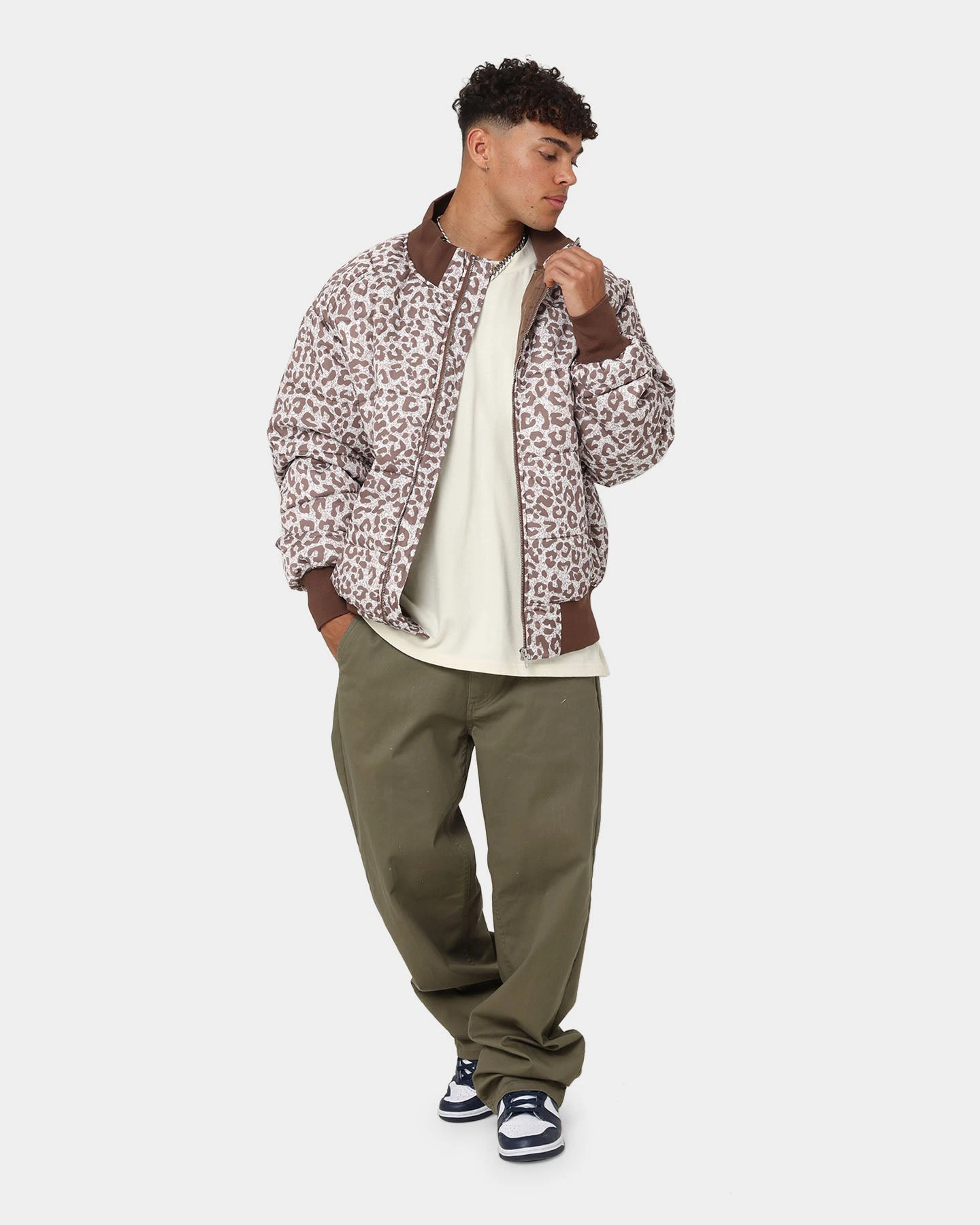 XXIII Leopard Print Puffer Jacket Leopard - Image 2