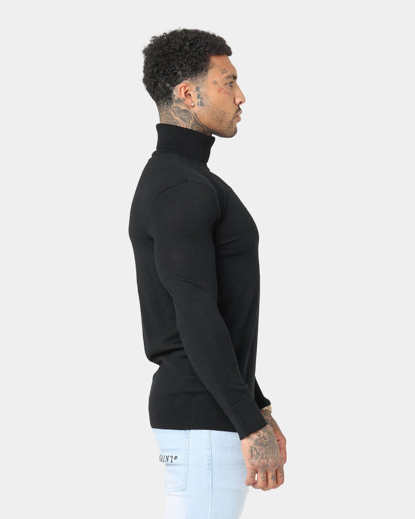 Saint Morta Rollneck Sweater Black - Image 6