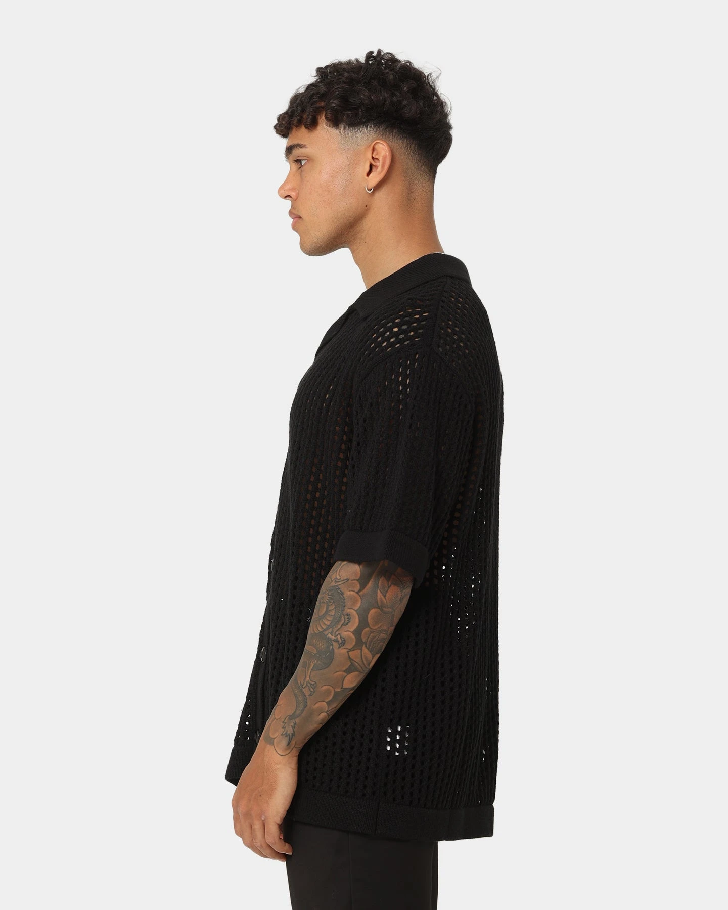 404 Coastal Button Up Black - Image 6
