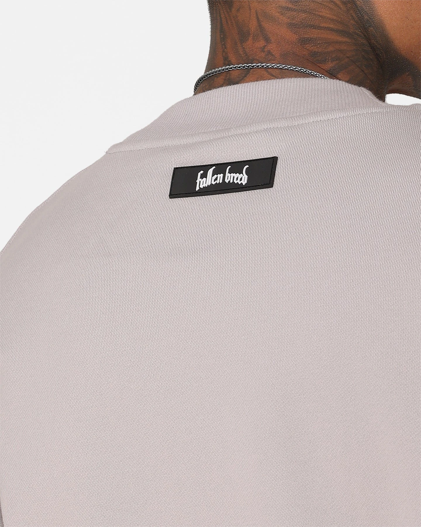 Fallen Breed Logo Crewneck Light Grey - Image 7