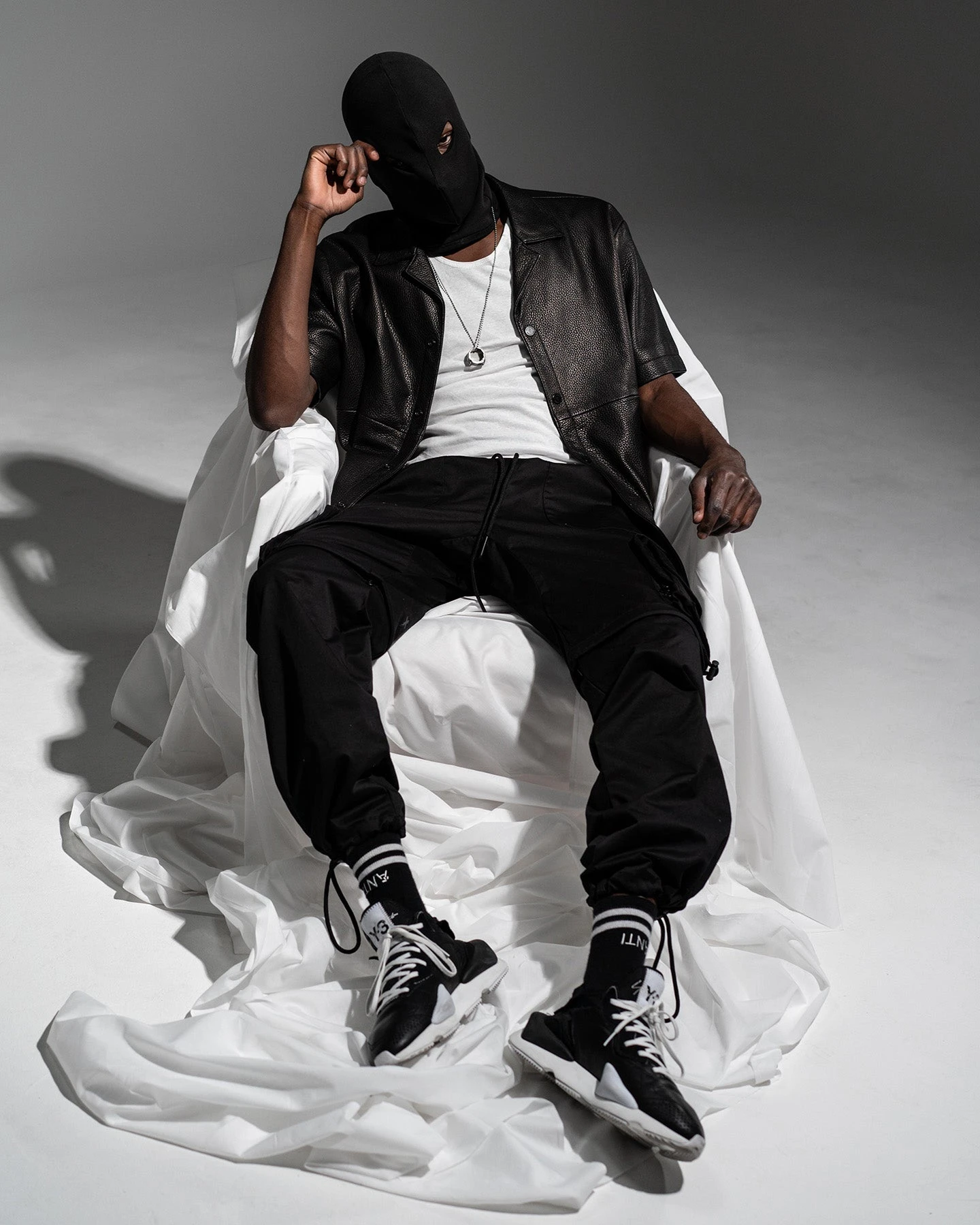 The Anti Order Glasnost Leather Shirt Black - Image 2