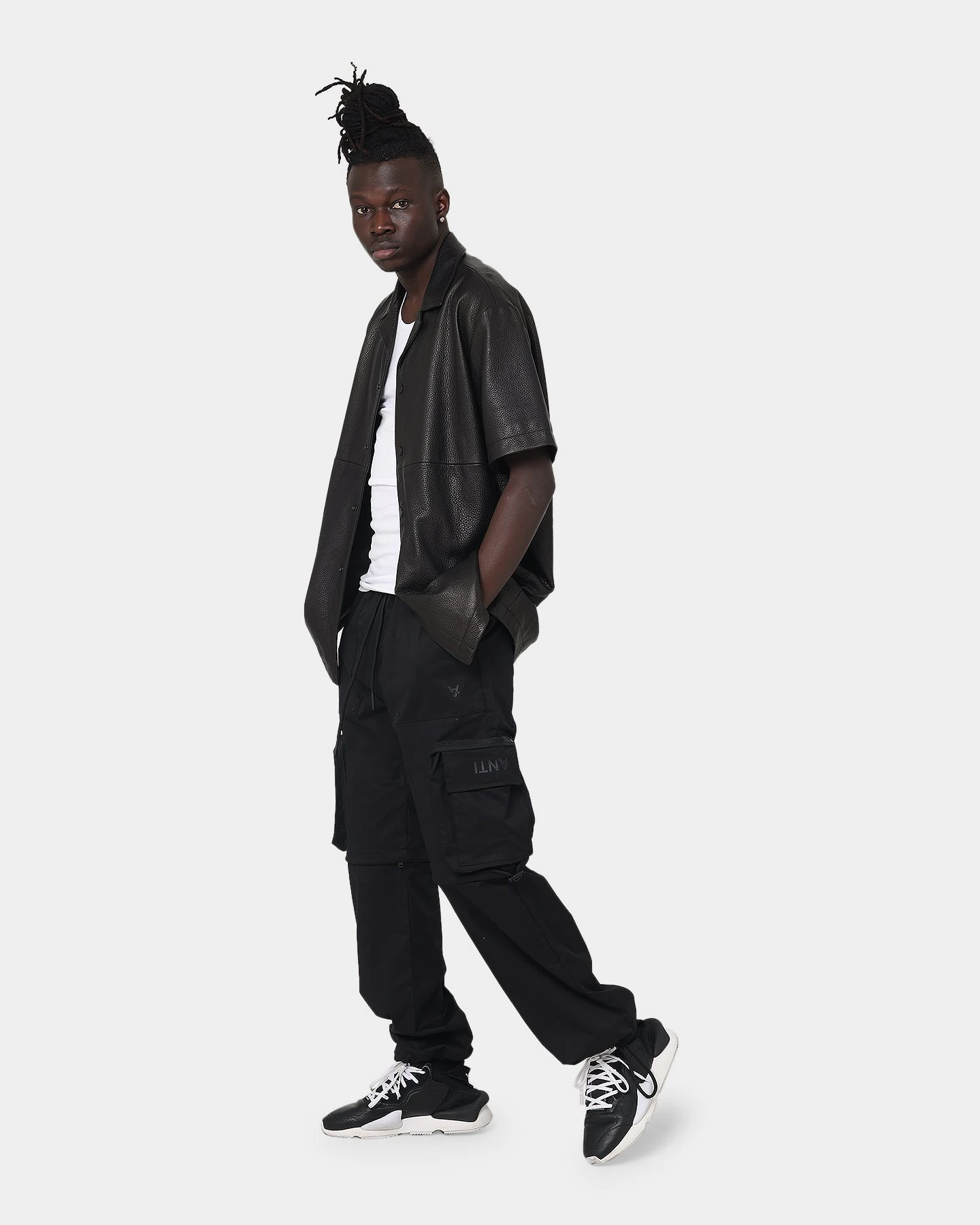 The Anti Order Glasnost Leather Shirt Black - Image 3