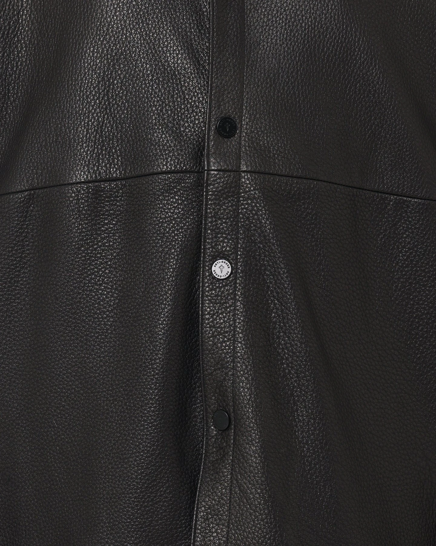The Anti Order Glasnost Leather Shirt Black - Image 4
