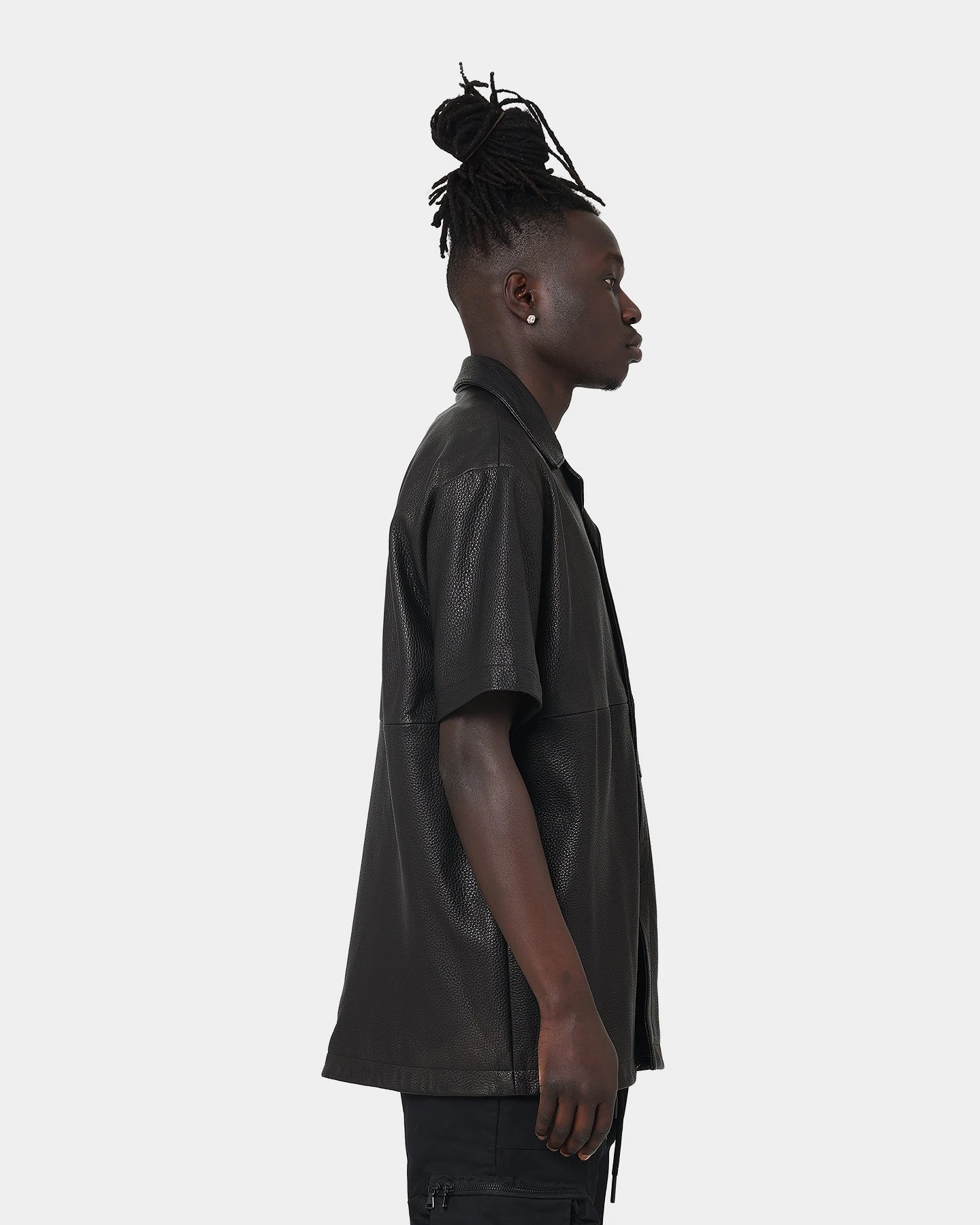 The Anti Order Glasnost Leather Shirt Black - Image 6