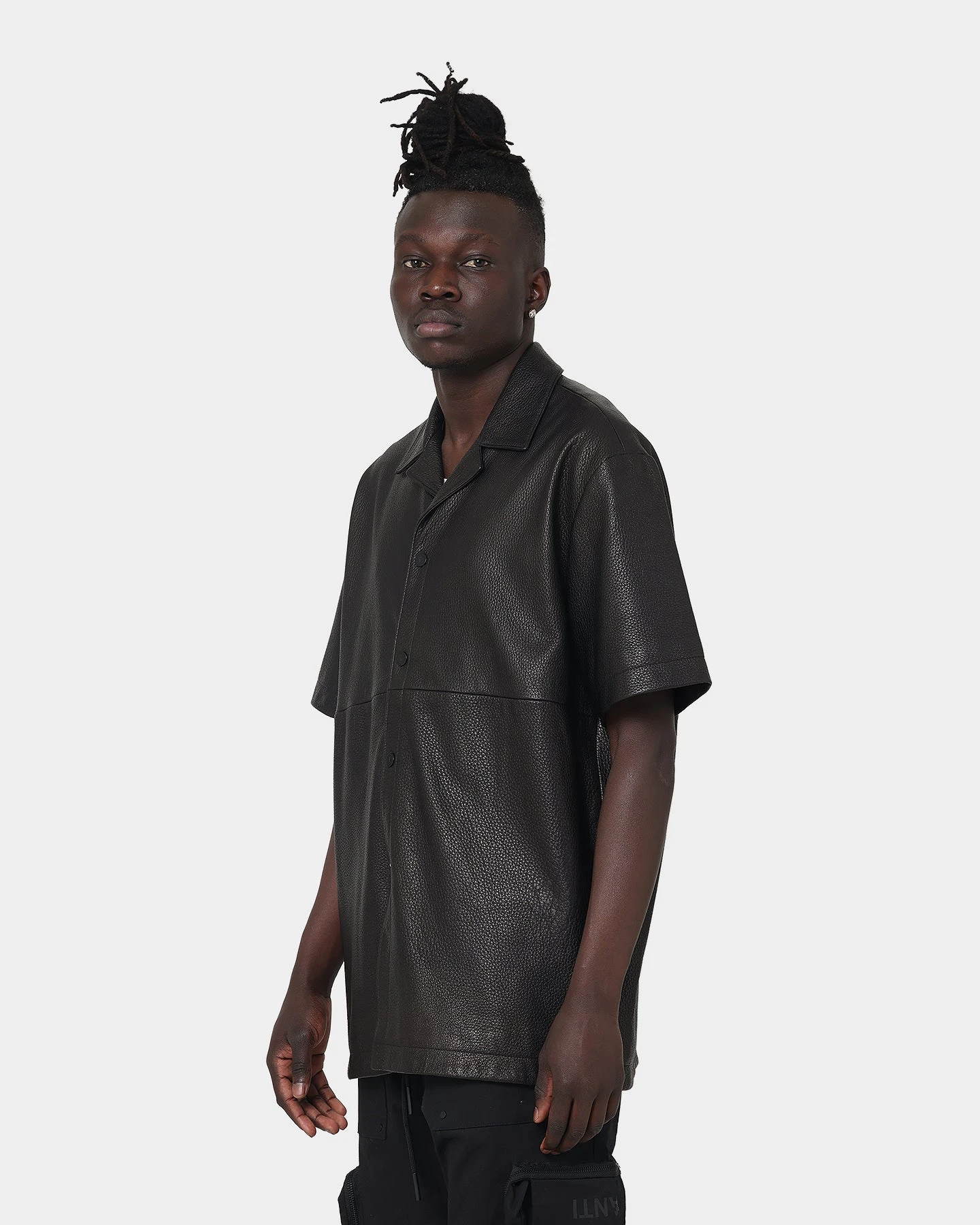 The Anti Order Glasnost Leather Shirt Black - Image 7