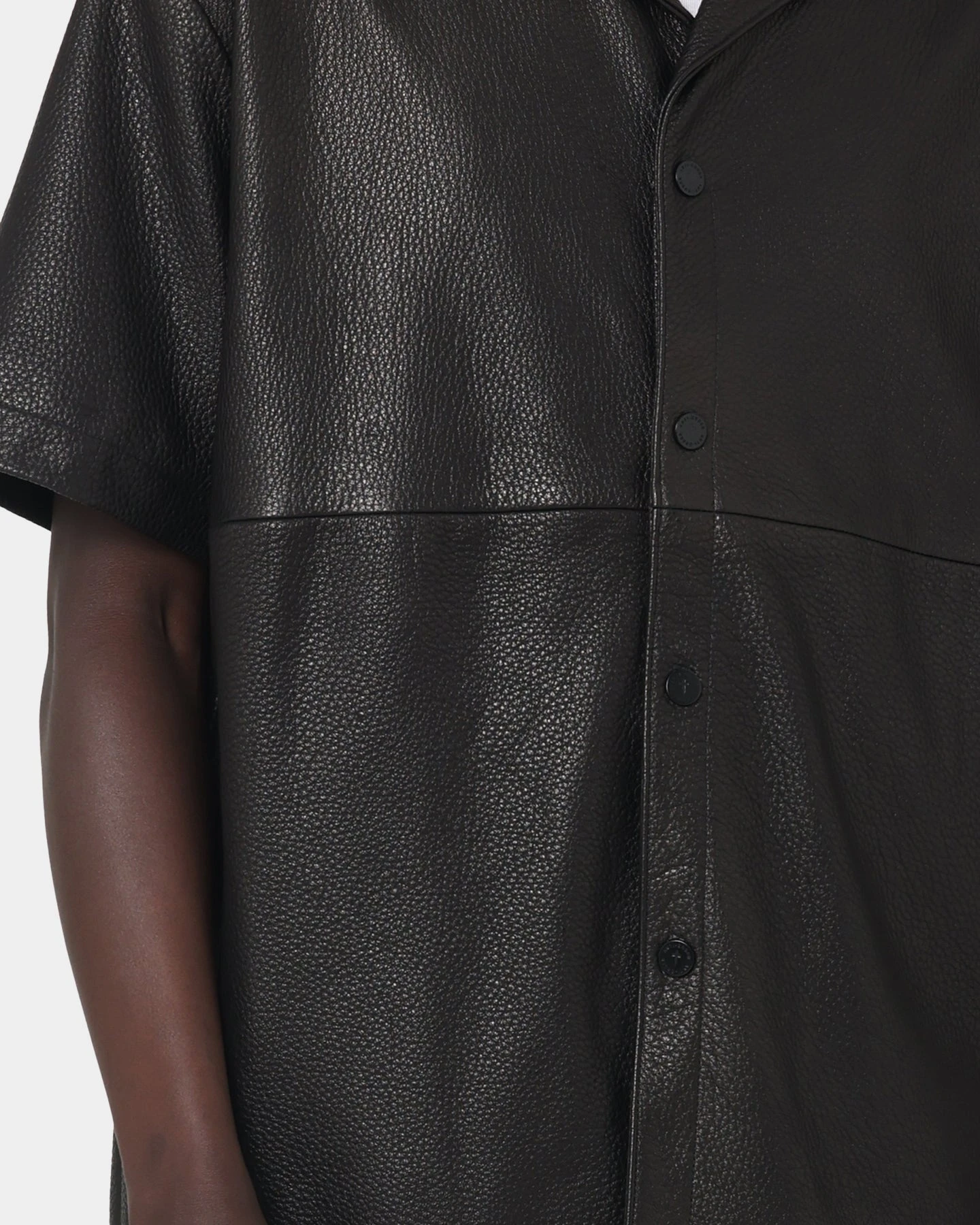 The Anti Order Glasnost Leather Shirt Black - Image 8