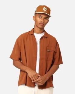 Carre Exceptional Pocket Shirt Brown