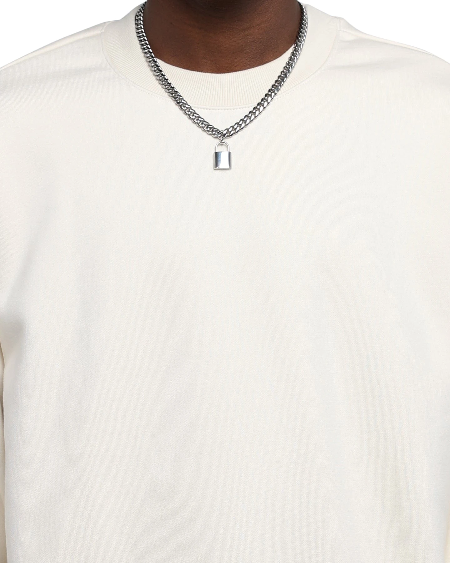 AS Colour Heavy Crewneck Ecru - Image 3