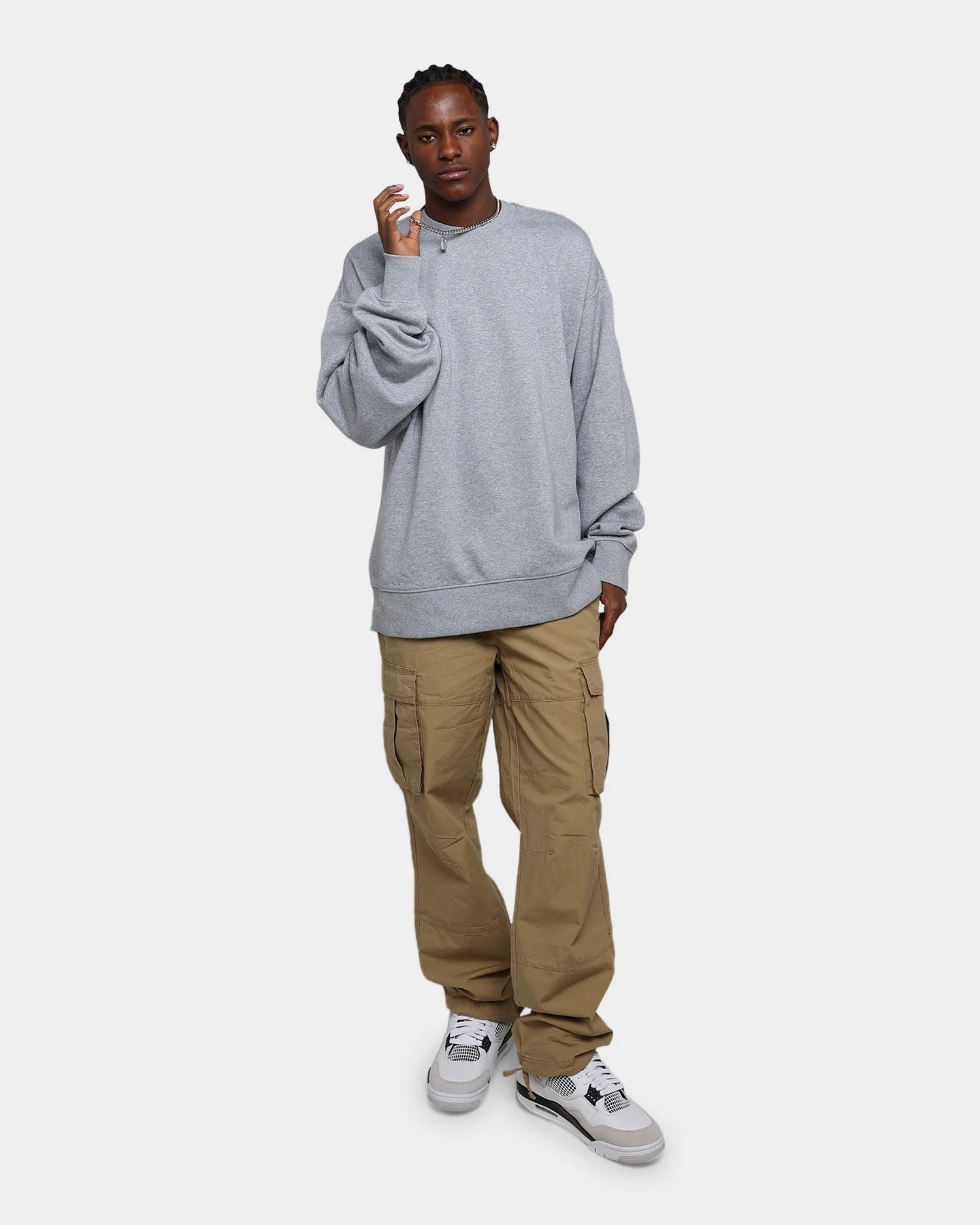 AS Colour Heavy Crewneck Grey Marle - Image 2