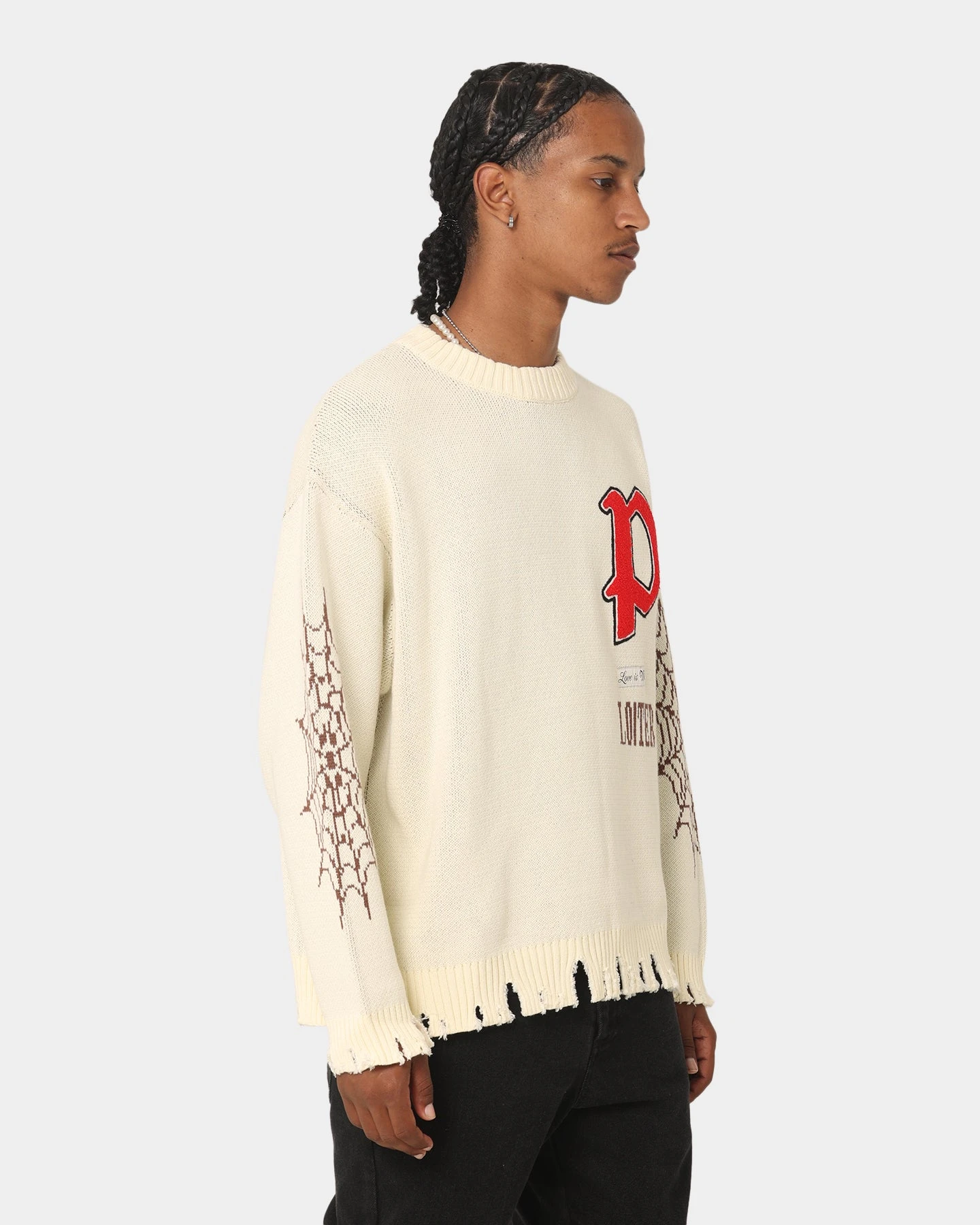 Loiter Paradise Knit Sweater Stone - Image 5