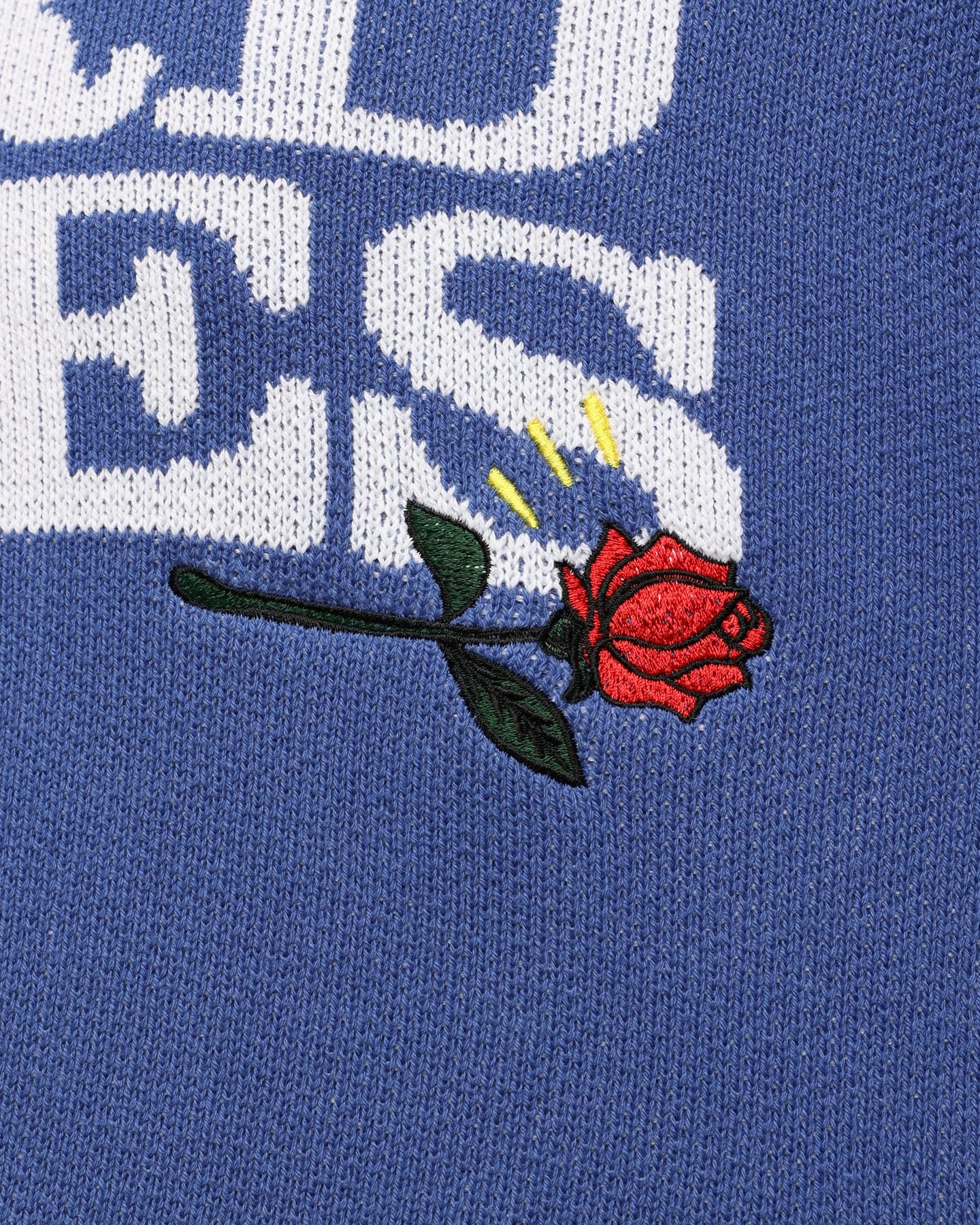 Pas De Mer Hard Times Knit Crewneck Blue - Image 7