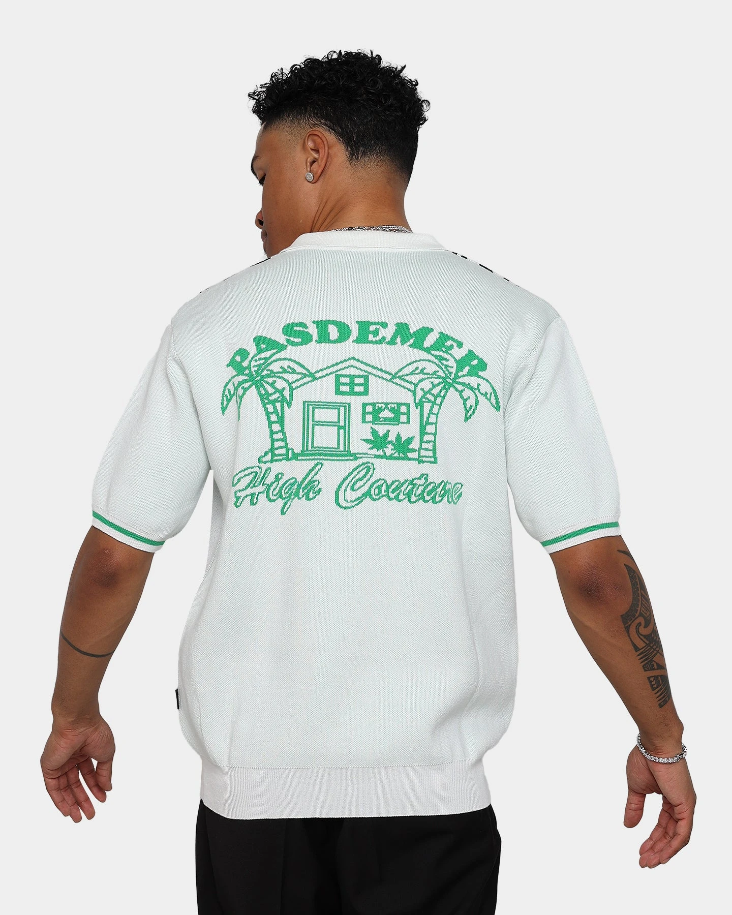 Pas De Mer High Couture Polo Shirt Natural - Image 2