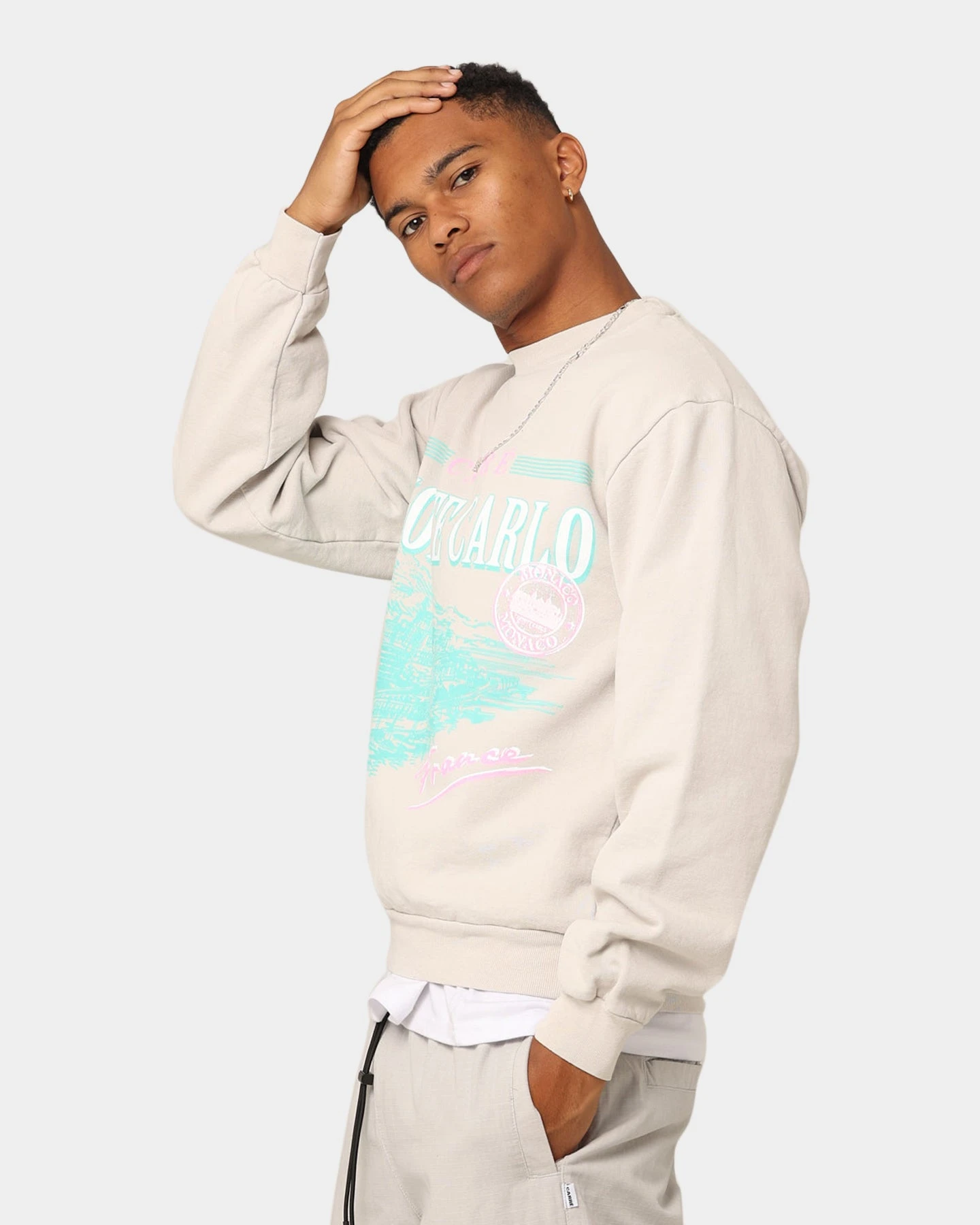 Carré Monte Carlo USA Crewneck Cement - Image 7